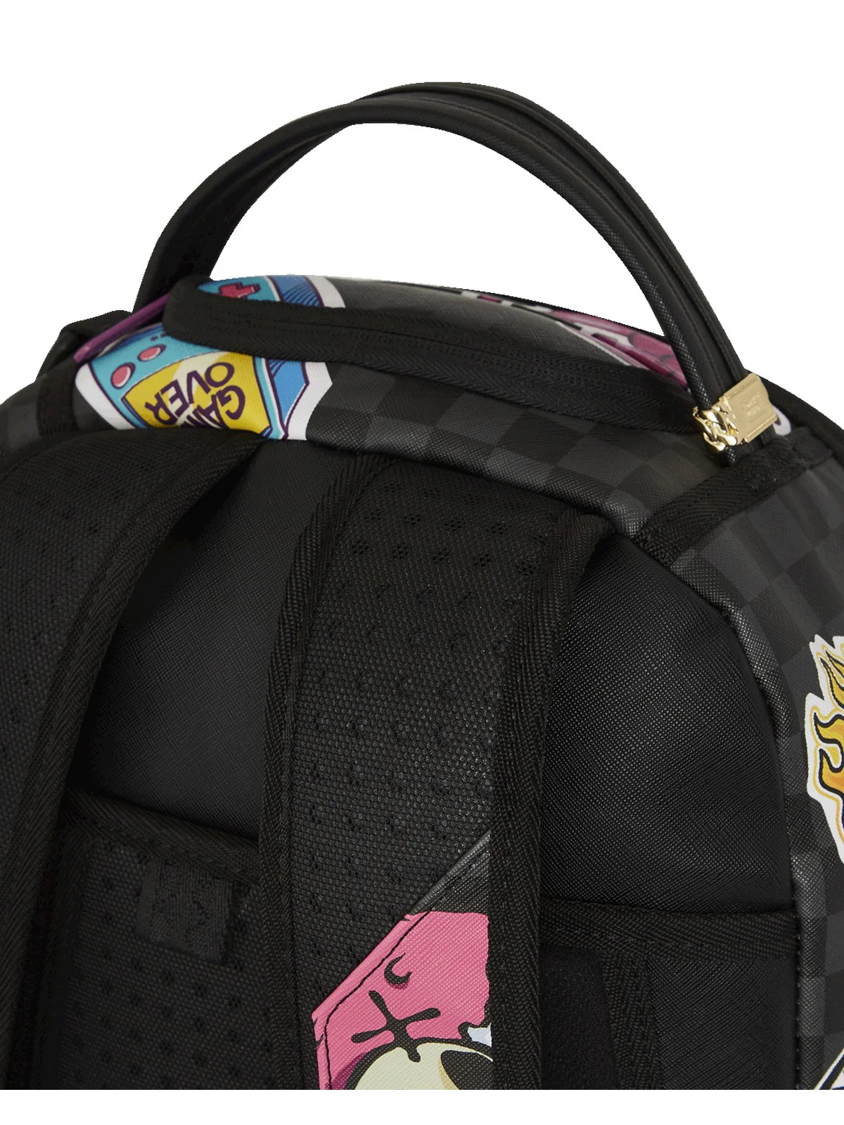 SPRAYGROUND Zaino Uomo LIPS SMACK DOWN DLXSV BACKPACK 910B7581NSZ Nero - Image 7