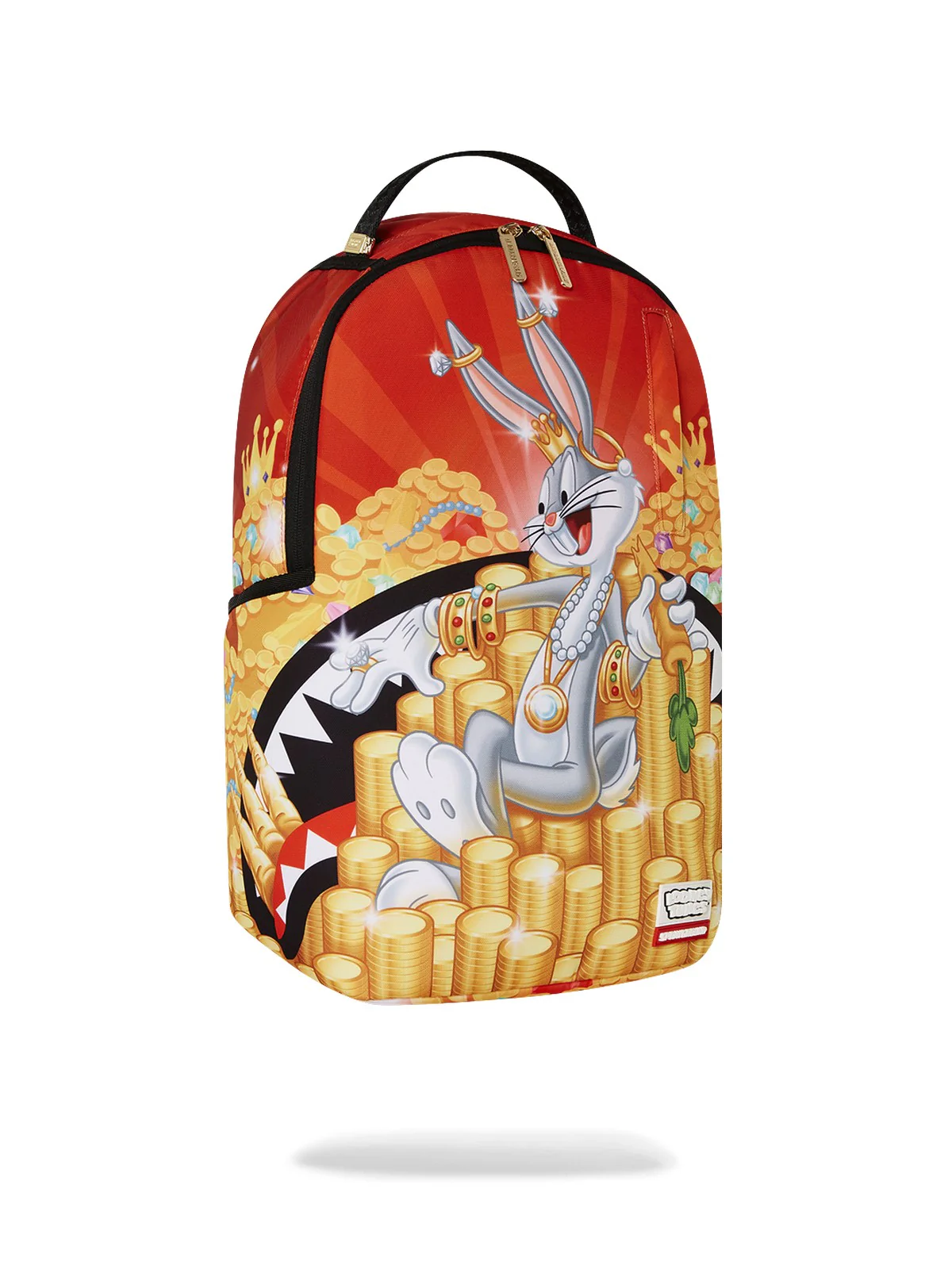 SPRAYGROUND Zaino Uomo LOONEY TUNES RICH KING BUGS DLXR BACKPACK 910B7322NSZ GIALLO - Image 2
