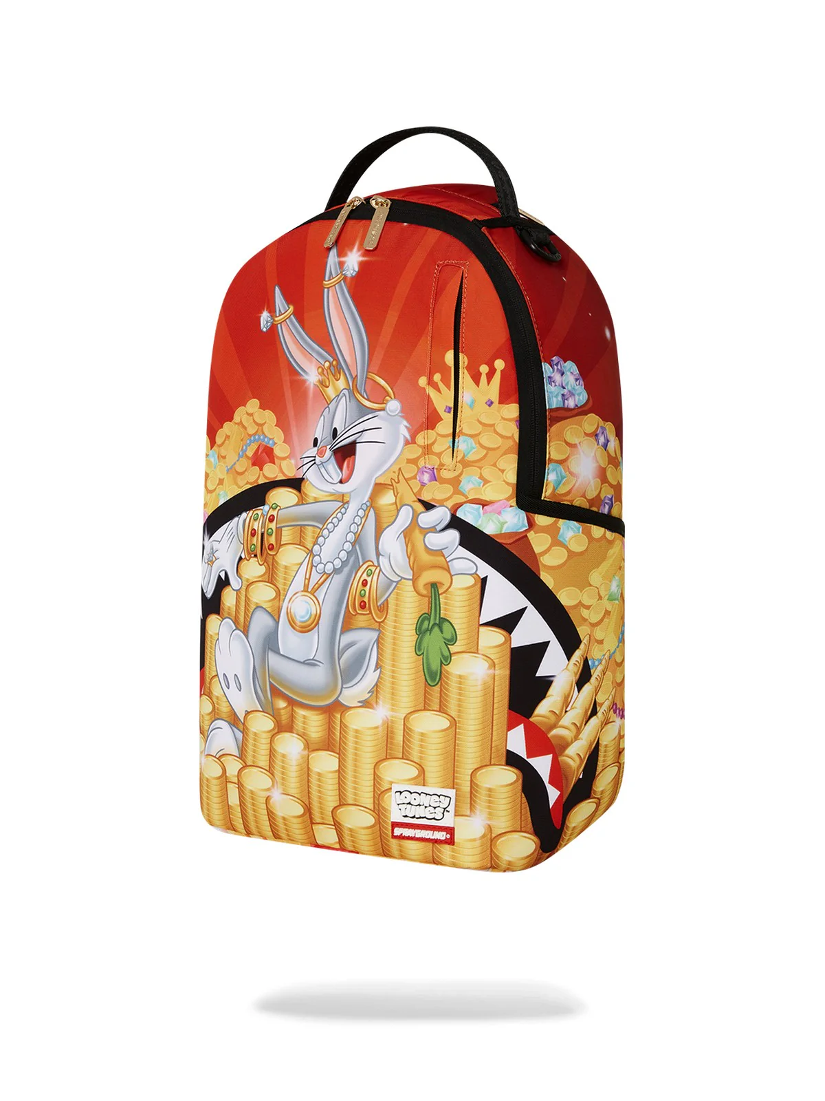 SPRAYGROUND Zaino Uomo LOONEY TUNES RICH KING BUGS DLXR BACKPACK 910B7322NSZ GIALLO - Image 5