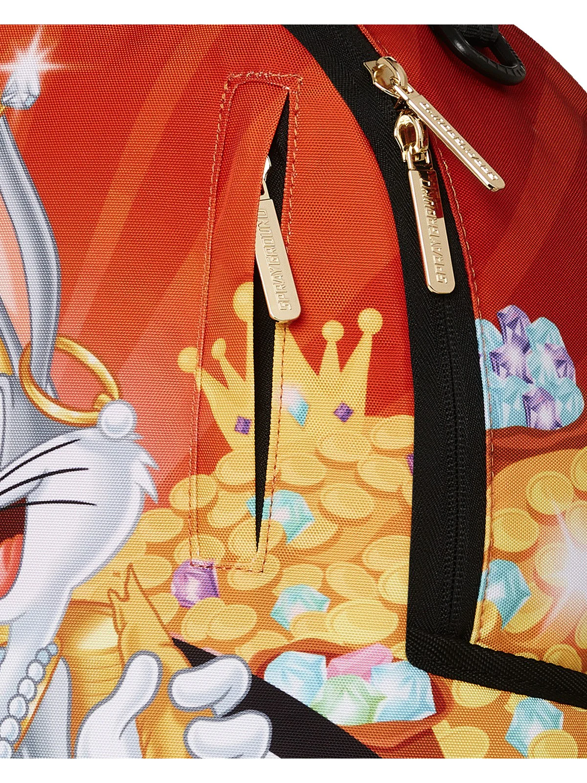 SPRAYGROUND Zaino Uomo LOONEY TUNES RICH KING BUGS DLXR BACKPACK 910B7322NSZ GIALLO - Image 6