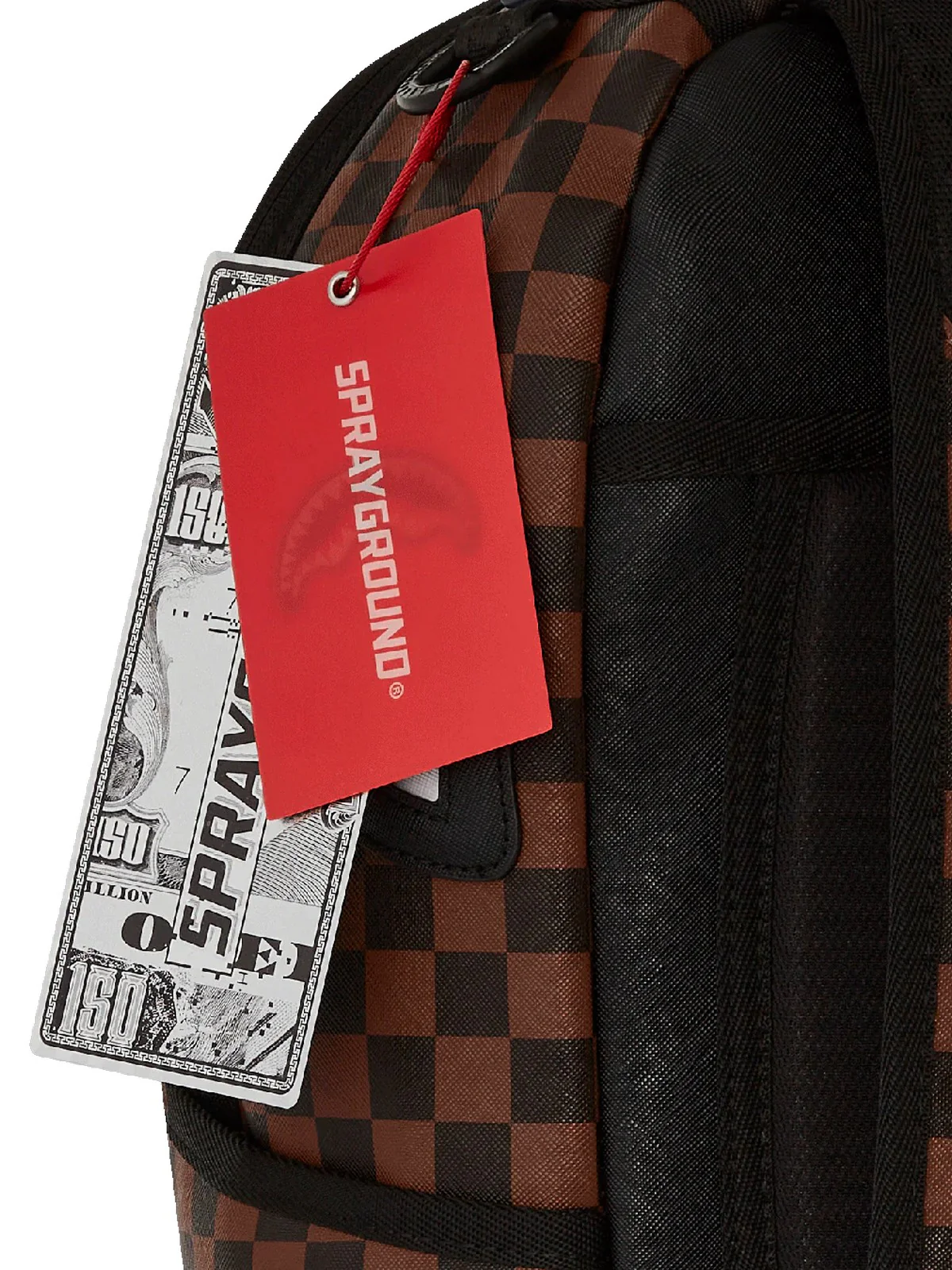SPRAYGROUND Zaino Uomo MACHINE FRANCAISE BACKPACK 910B7078NSZ Marrone - Image 8