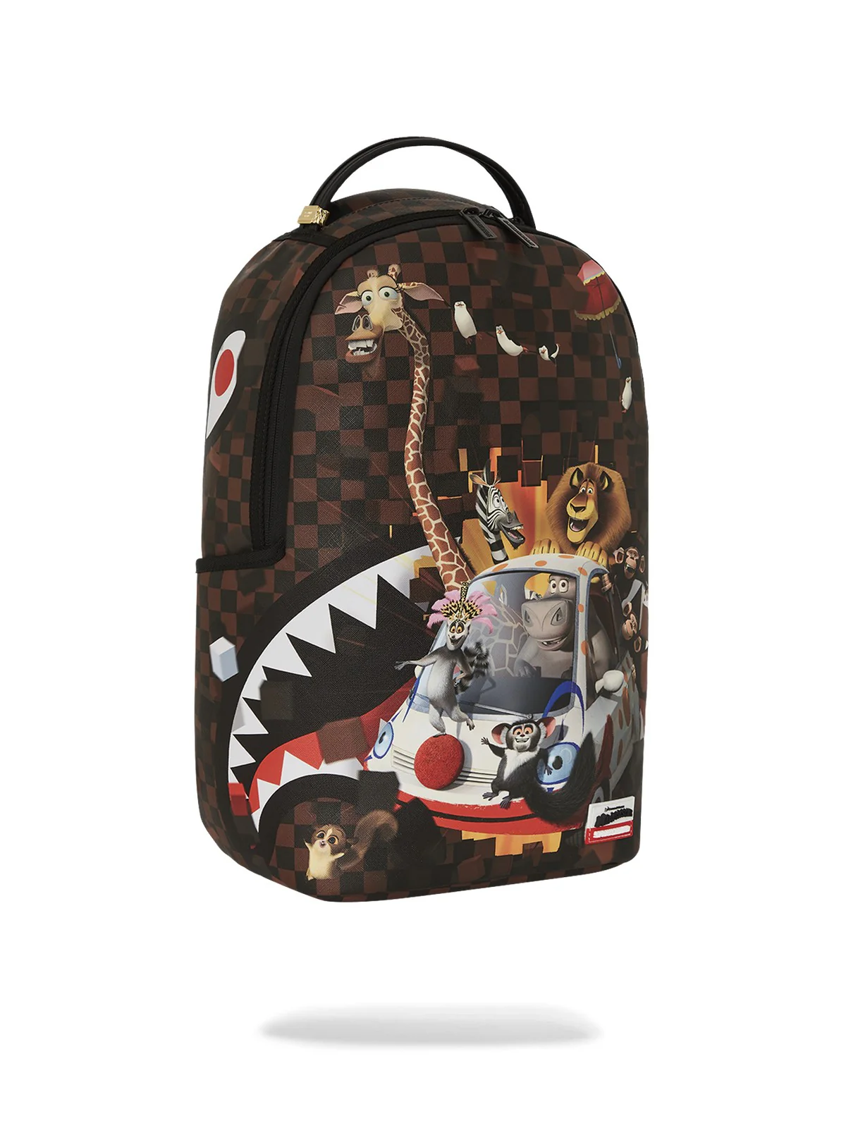 SPRAYGROUND Zaino Uomo MADAGASCAR CHECKER SMASH DLXSV BACKPACK 910B7681NSZ Nero - Image 2
