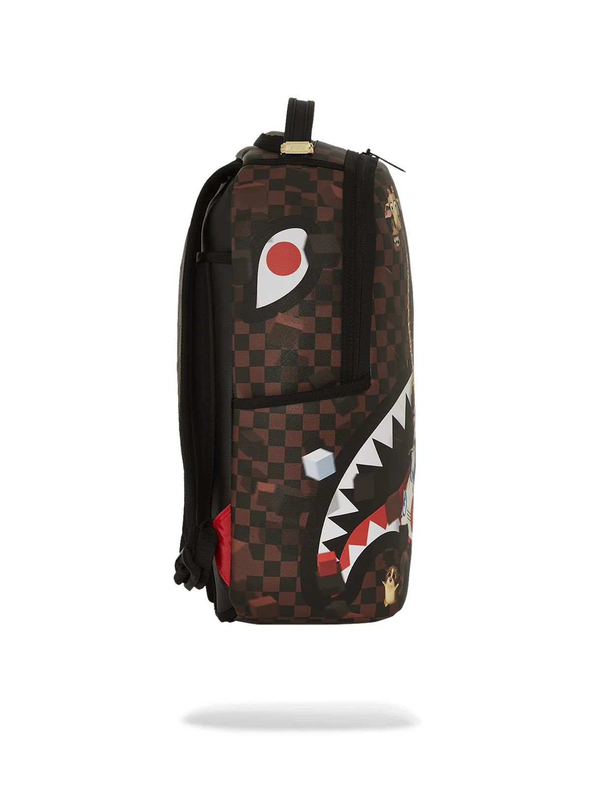 SPRAYGROUND Zaino Uomo MADAGASCAR CHECKER SMASH DLXSV BACKPACK 910B7681NSZ Nero - Image 3