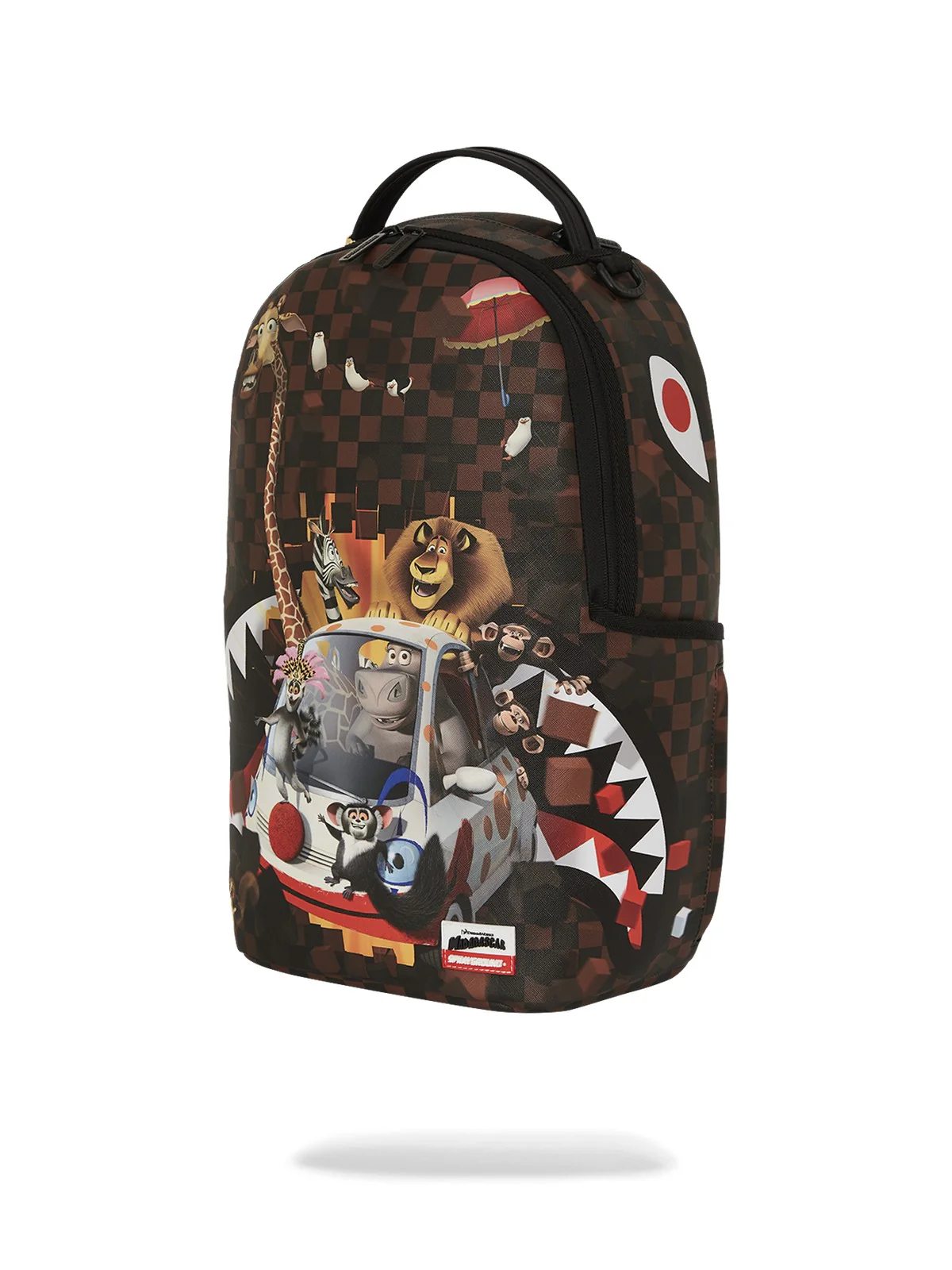 SPRAYGROUND Zaino Uomo MADAGASCAR CHECKER SMASH DLXSV BACKPACK 910B7681NSZ Nero - Image 5