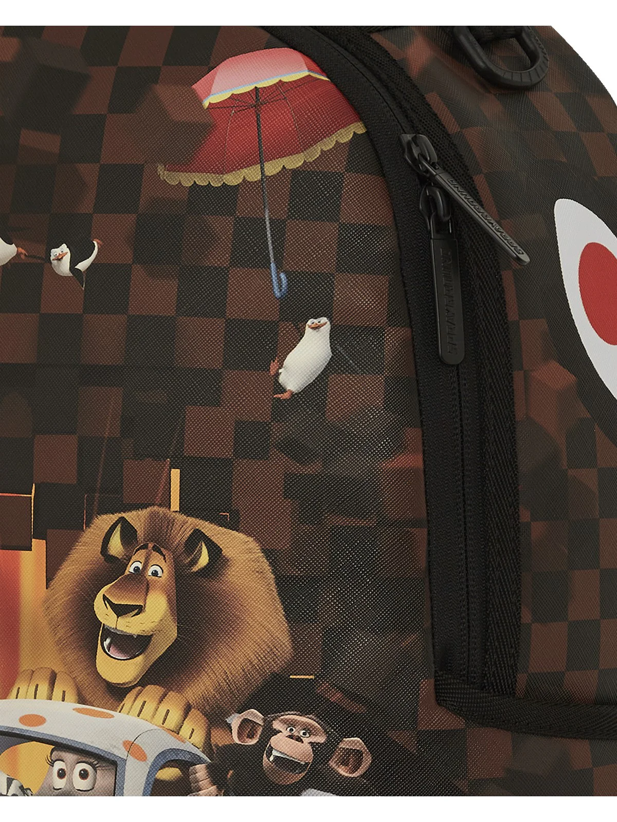 SPRAYGROUND Zaino Uomo MADAGASCAR CHECKER SMASH DLXSV BACKPACK 910B7681NSZ Nero - Image 6