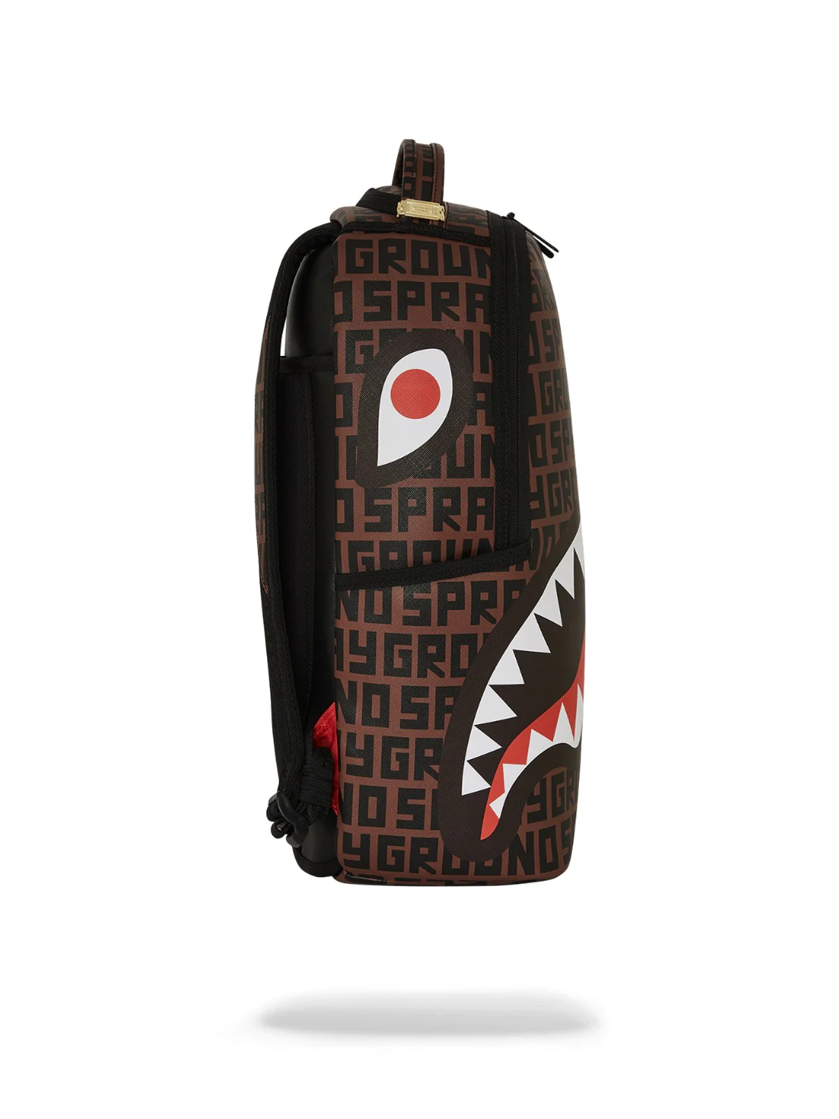 SPRAYGROUND Zaino Uomo MONEY SPLIT DLX BACKPACK 910B7222NSZ MARRONE - Image 3