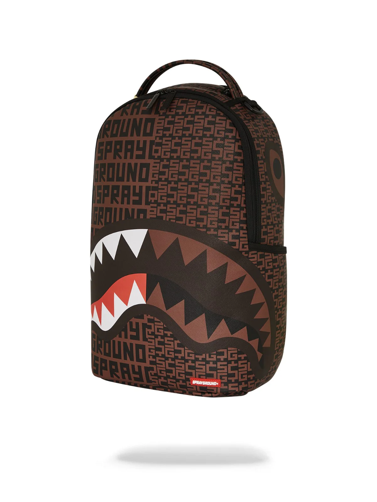 SPRAYGROUND Zaino Uomo MONEY SPLIT DLX BACKPACK 910B7222NSZ MARRONE - Image 5