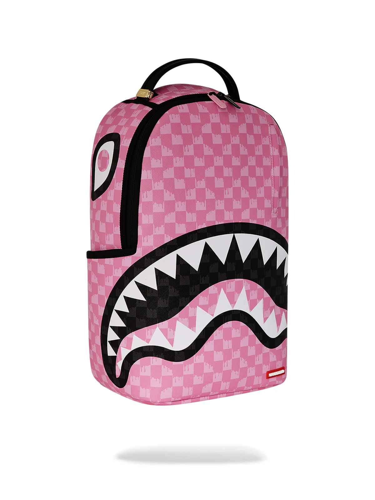 SPRAYGROUND Zaino Uomo PINK AND BLACK DRIP CHECK DLXSV BACKPACK 910B7694NSZ ROSA - Image 2