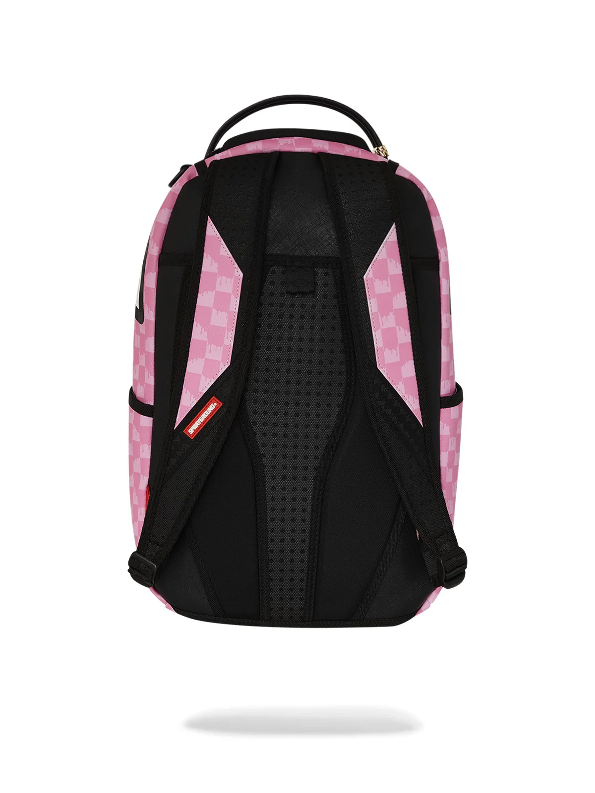 SPRAYGROUND Zaino Uomo PINK AND BLACK DRIP CHECK DLXSV BACKPACK 910B7694NSZ ROSA - Image 4