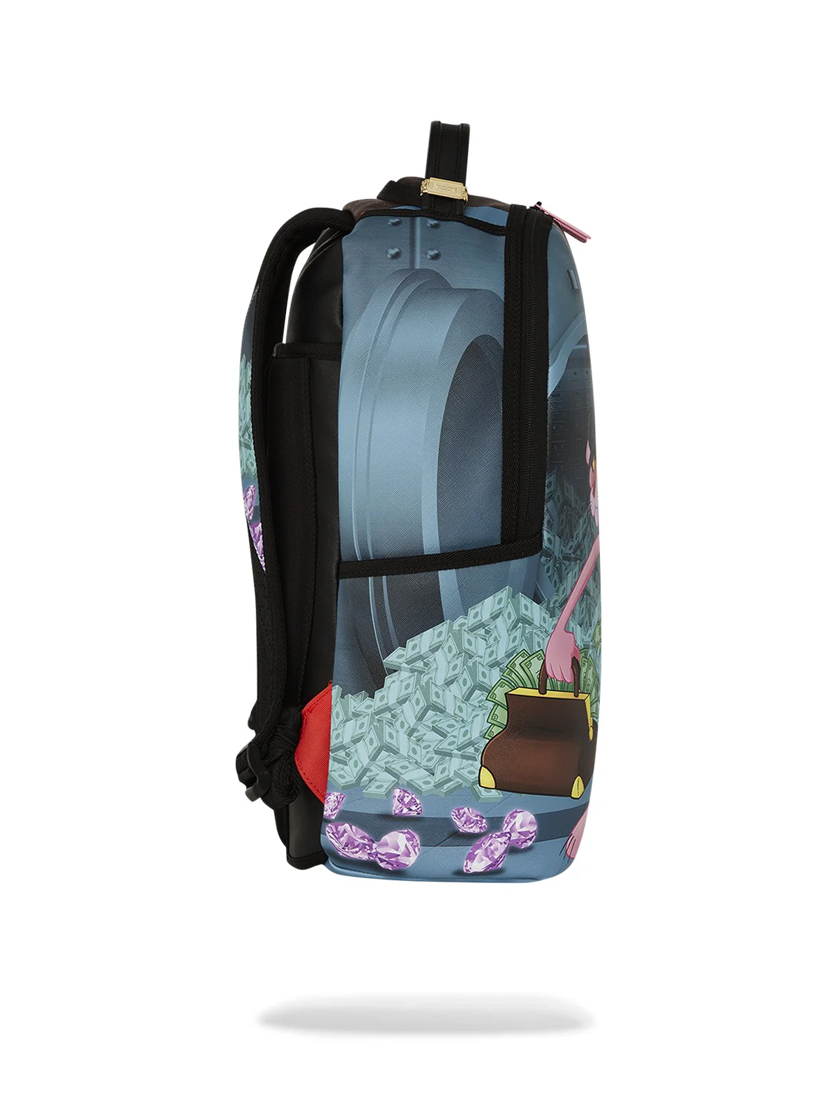 SPRAYGROUND Zaino Uomo PINK PANTHER BURGLAR ESCAPE DLXV BACKPACK 910B7773NSZ Nero - Image 3