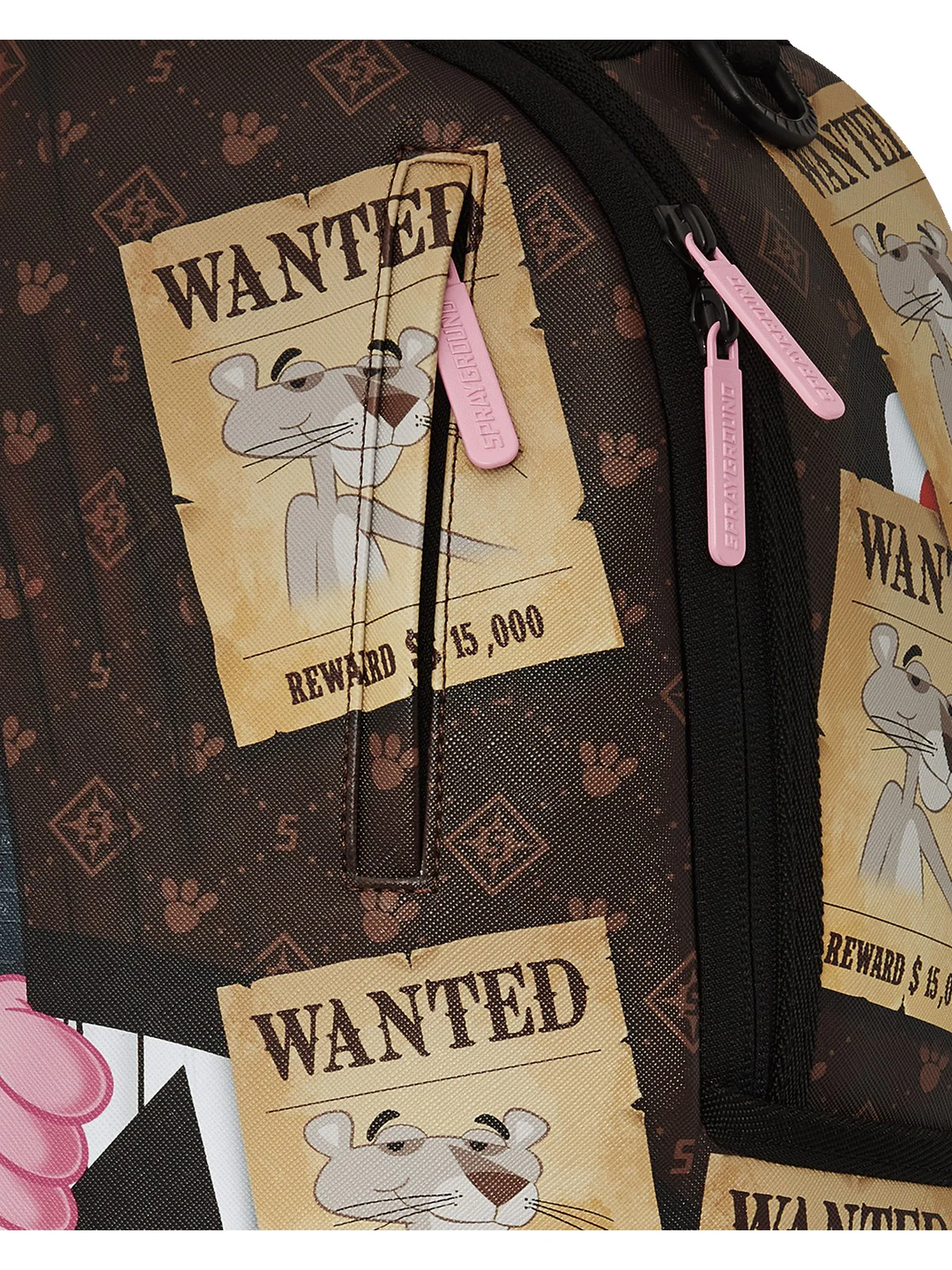 SPRAYGROUND Zaino Uomo PINK PANTHER BURGLAR ESCAPE DLXV BACKPACK 910B7773NSZ Nero - Image 6