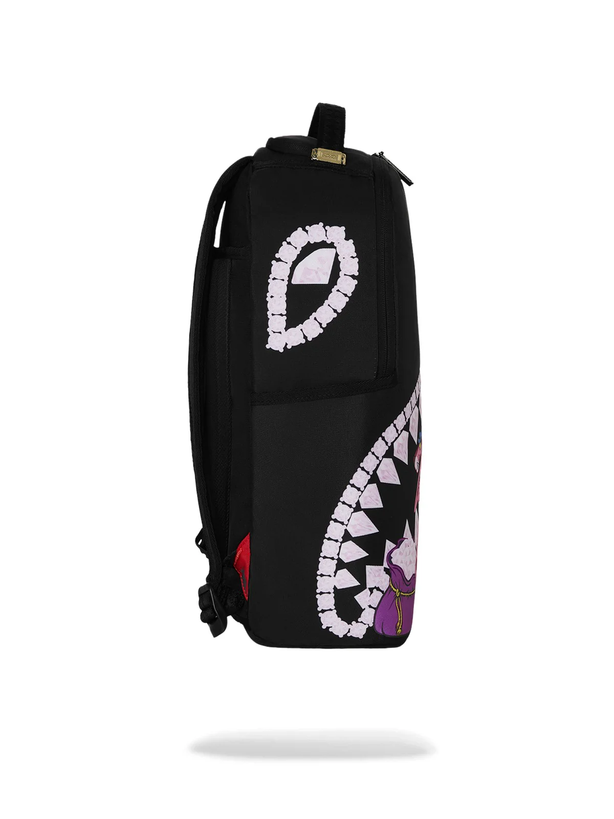 SPRAYGROUND Zaino Uomo PINK PANTHER DIAMOND SHARK DLXR BACKPACK 910B7423NSZ Nero - Image 3