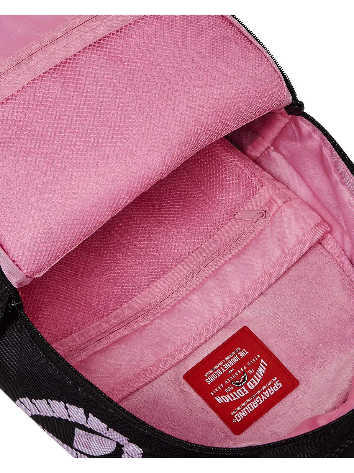 SPRAYGROUND Zaino Uomo PINK PANTHER DIAMOND SHARK DLXR BACKPACK 910B7423NSZ Nero - Image 8