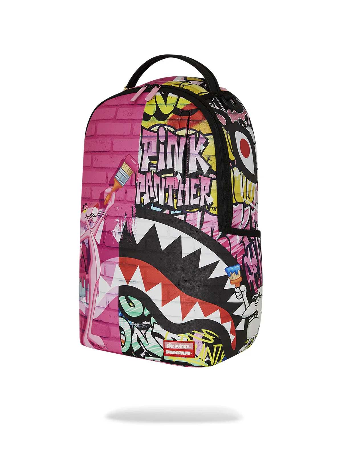 SPRAYGROUND Zaino Uomo PINK PANTHER PAINTING OVER GRAFFITI DLXR BACKPACK 910B7007NSZ ROSA - Image 5
