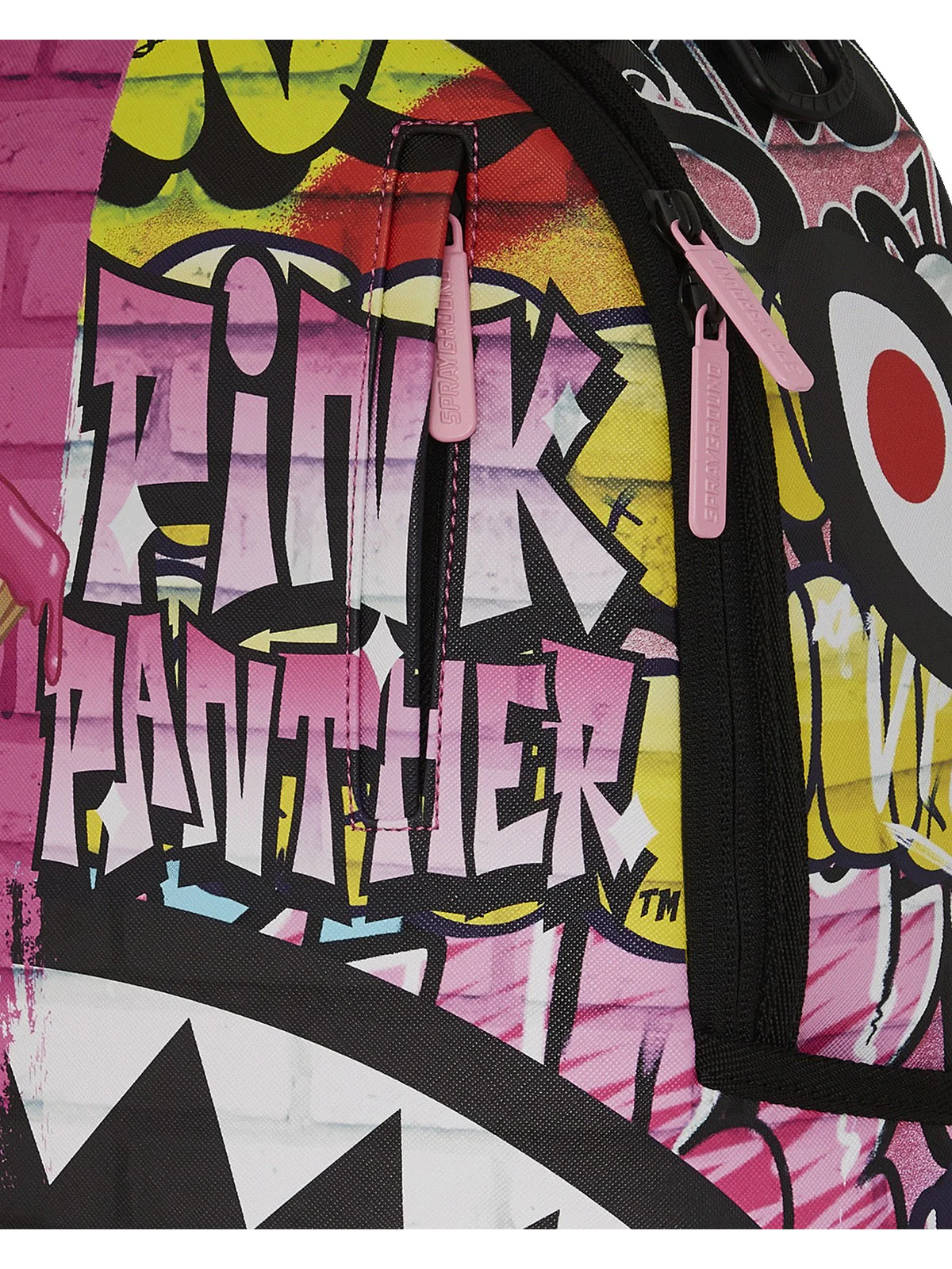 SPRAYGROUND Zaino Uomo PINK PANTHER PAINTING OVER GRAFFITI DLXR BACKPACK 910B7007NSZ ROSA - Image 6