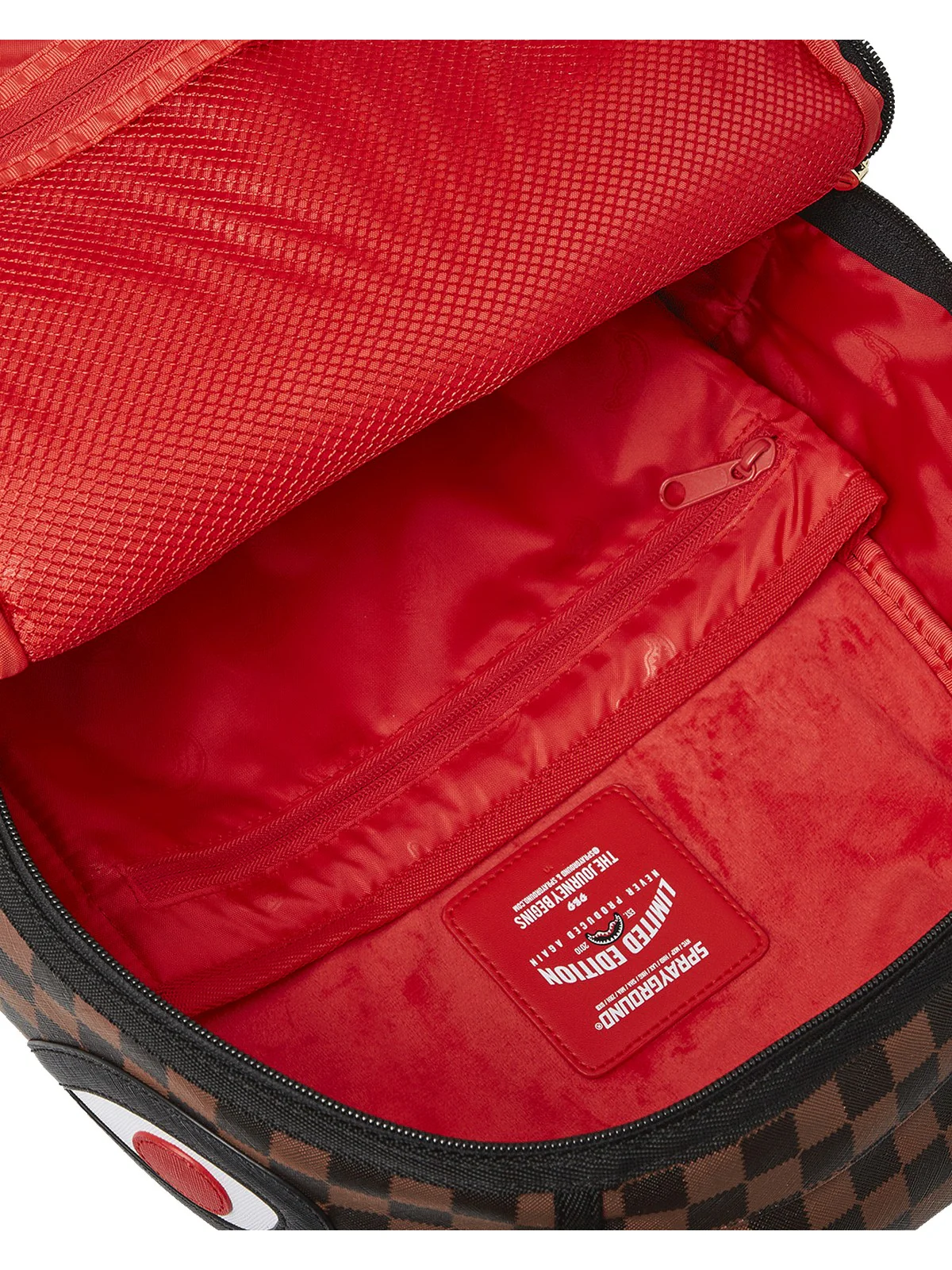 SPRAYGROUND Zaino Uomo SAWTOOTH SHARKS IN PARIS DLXSV BACKPACK 910B7200NSZ MARRONE - Image 8