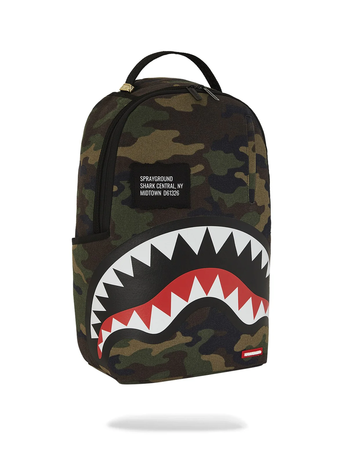 SPRAYGROUND Zaino Uomo SHARK CENTRAL CAMO DLXS BACKPACK 910B7163NSZ CAMOUFLAGE - Image 2