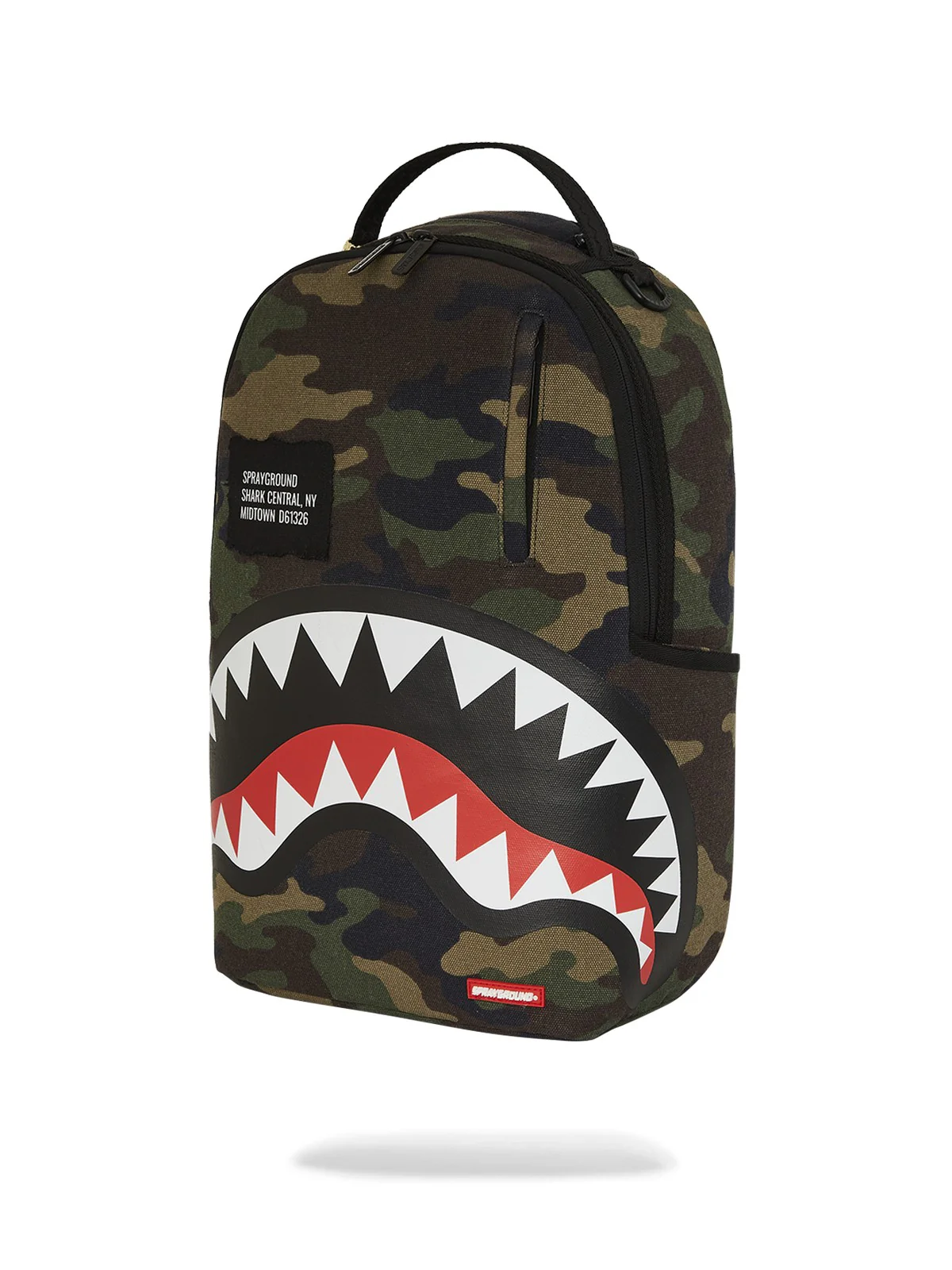 SPRAYGROUND Zaino Uomo SHARK CENTRAL CAMO DLXS BACKPACK 910B7163NSZ CAMOUFLAGE - Image 5