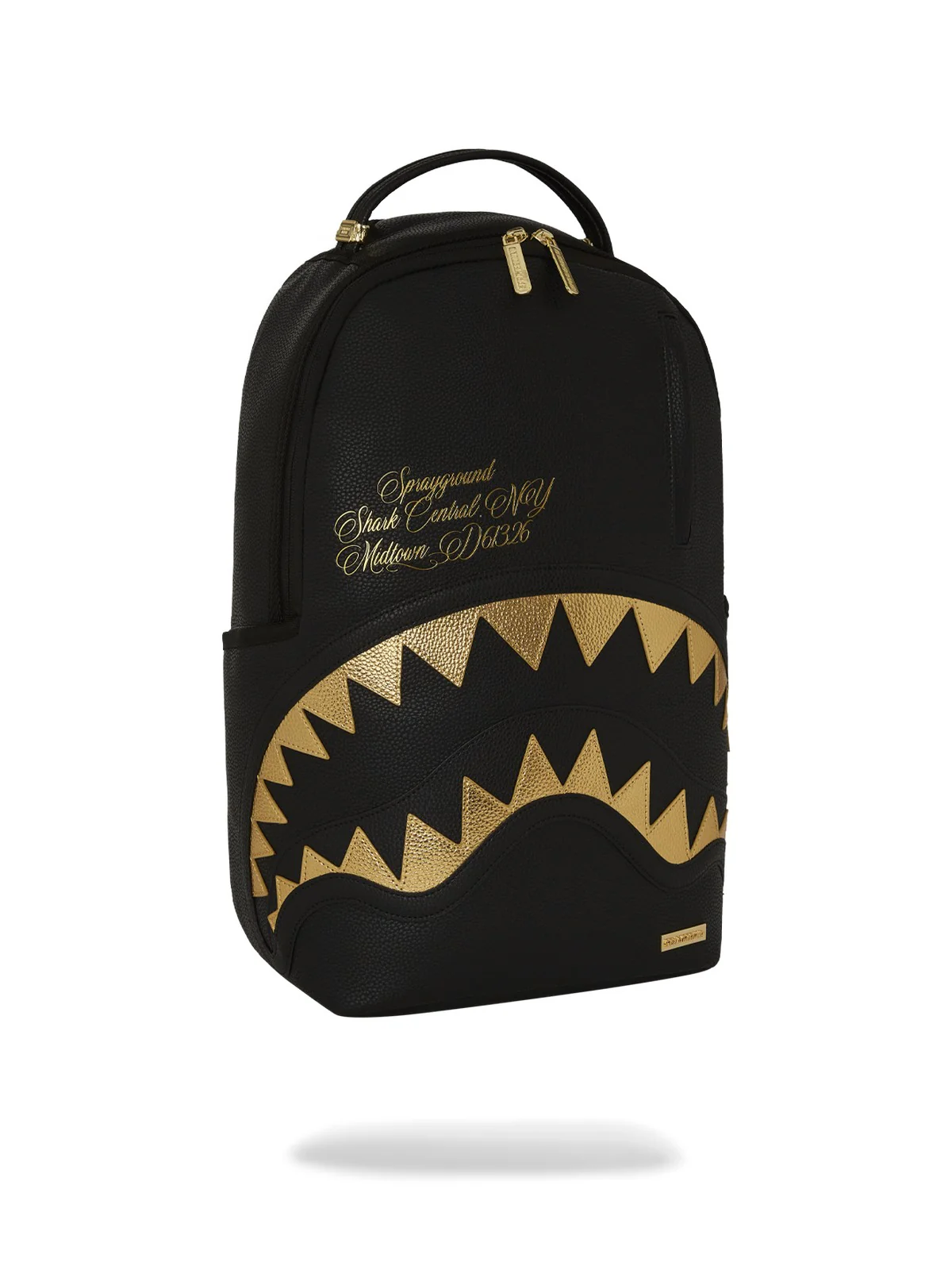 SPRAYGROUND Zaino Uomo SHARK CENTRAL GOLD DLXSV BACKPACK 910B7166NSZ Nero - Image 2