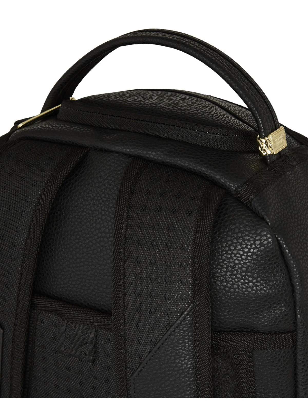 SPRAYGROUND Zaino Uomo SHARK CENTRAL GOLD DLXSV BACKPACK 910B7166NSZ Nero - Image 7