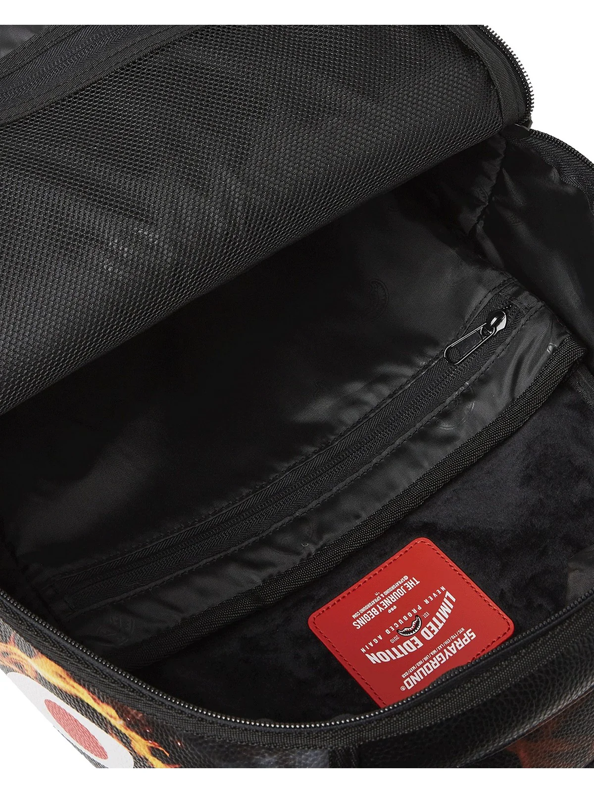 SPRAYGROUND Zaino Uomo SHARK CHECK 910B6358NSZ Nero - Image 3