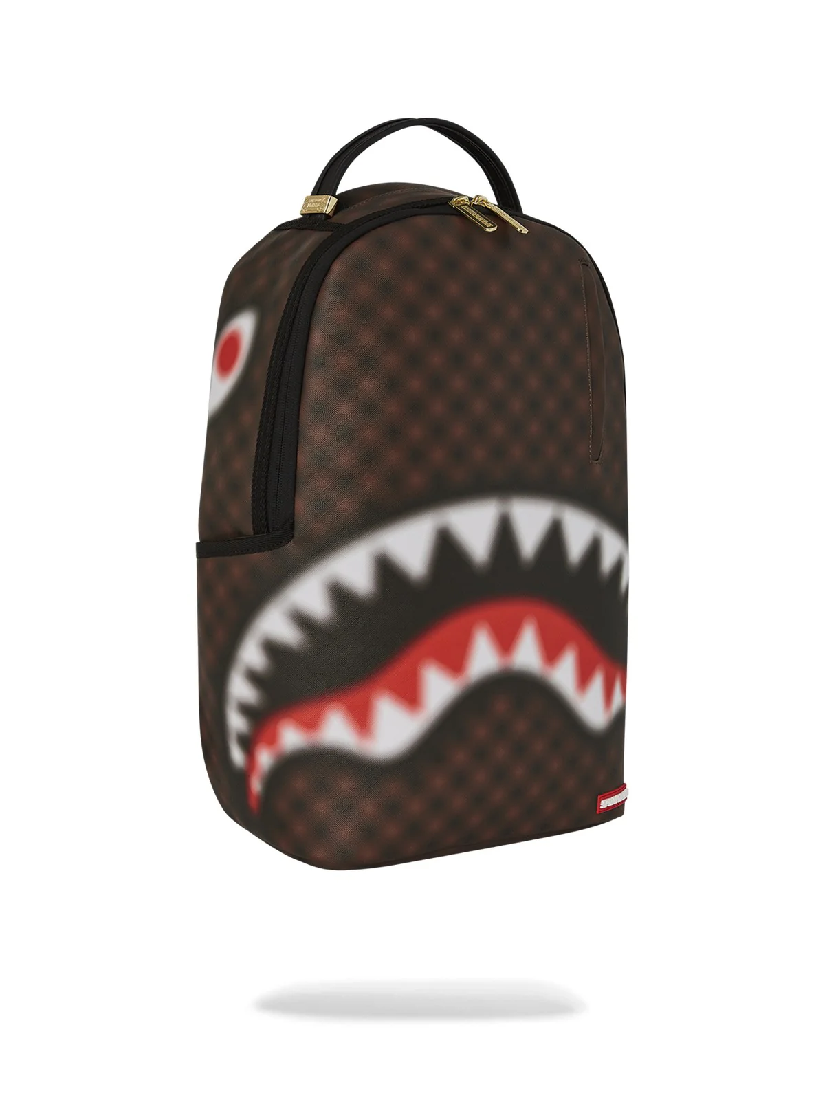SPRAYGROUND Zaino Uomo SHARKS IN PARIS BLUR BACKPACK 910B6707NSZ Marrone - Image 2