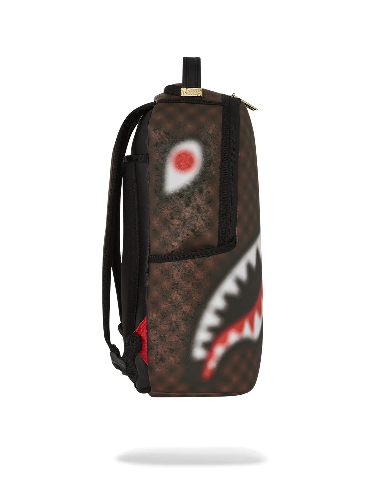 SPRAYGROUND Zaino Uomo SHARKS IN PARIS BLUR BACKPACK 910B6707NSZ Marrone - Image 3