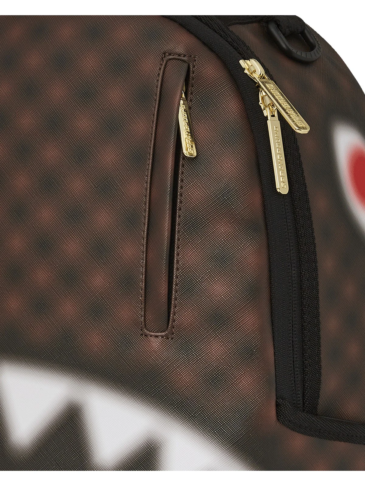 SPRAYGROUND Zaino Uomo SHARKS IN PARIS BLUR BACKPACK 910B6707NSZ Marrone - Image 6