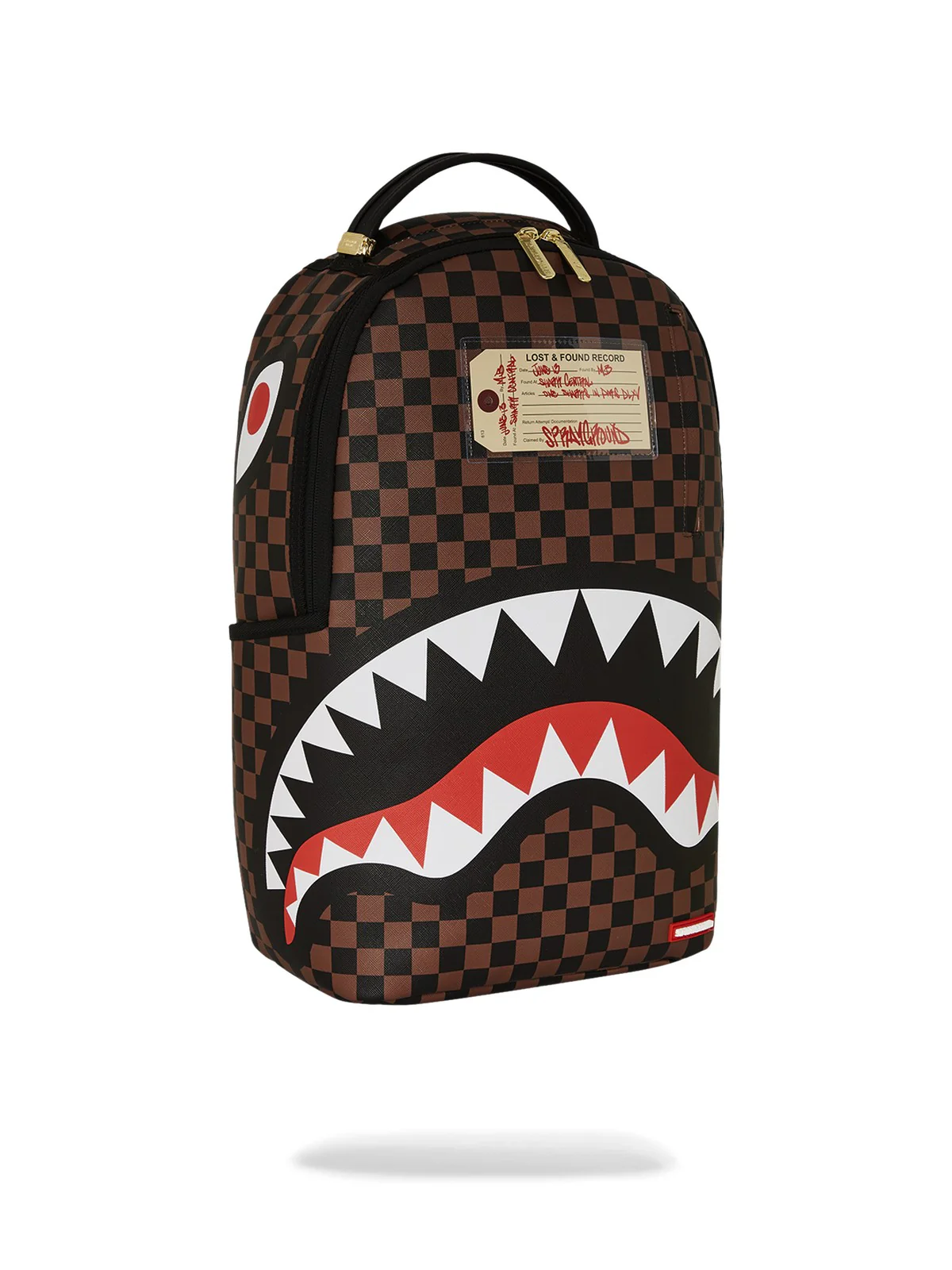 SPRAYGROUND Zaino Uomo SHARKS IN PARIS LOST & FOUND BACKPACK 910B7687NSZ MARRONE - Image 2