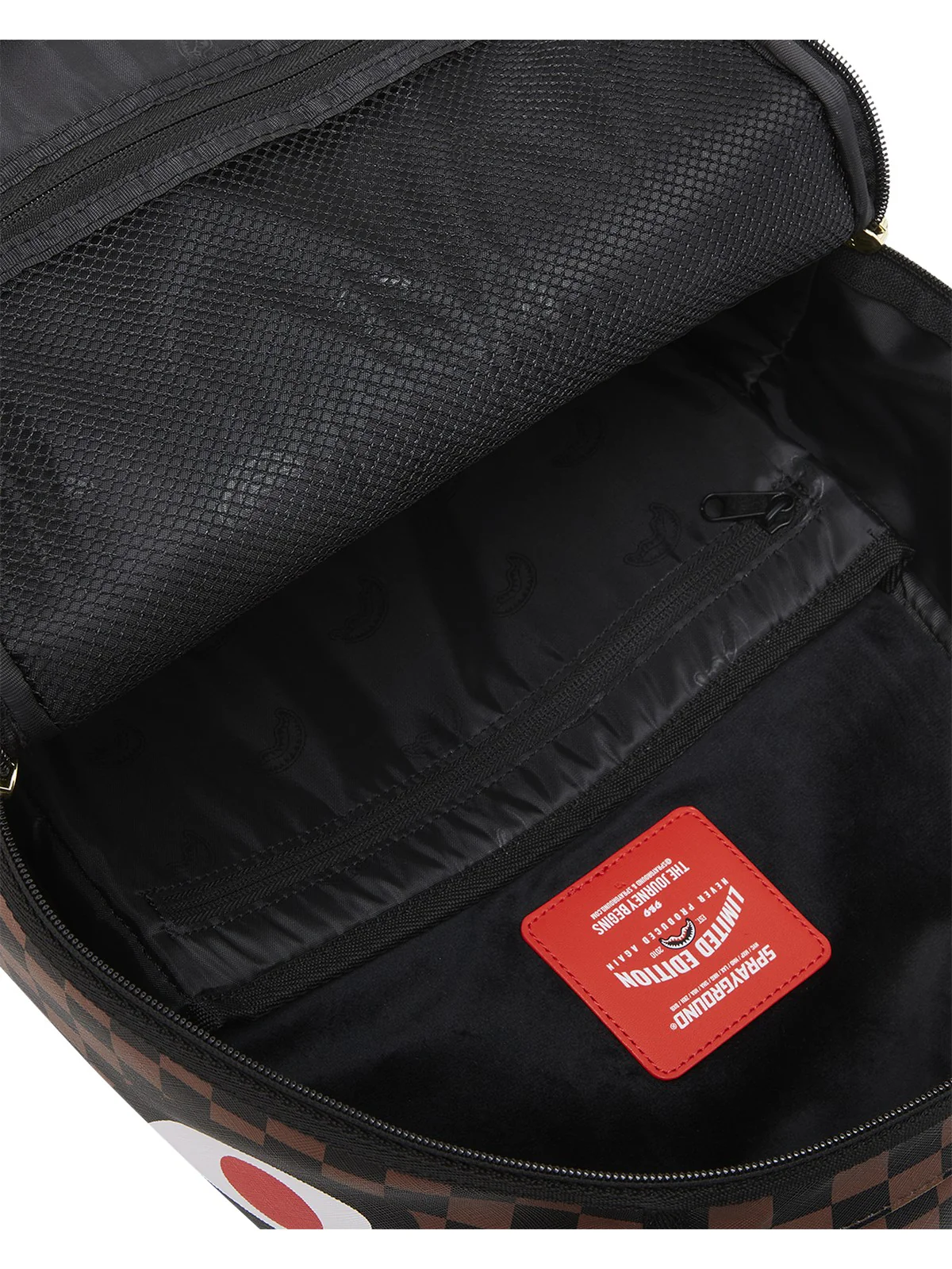 SPRAYGROUND Zaino Uomo SHARKS IN PARIS LOST & FOUND BACKPACK 910B7687NSZ MARRONE - Image 8