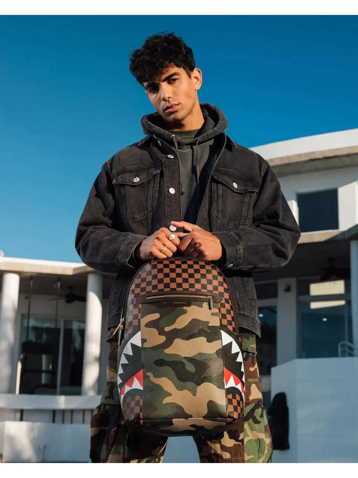 SPRAYGROUND Zaino Uomo Sip camo accent dlxsv 910B5061NSZ Marrone - Image 7