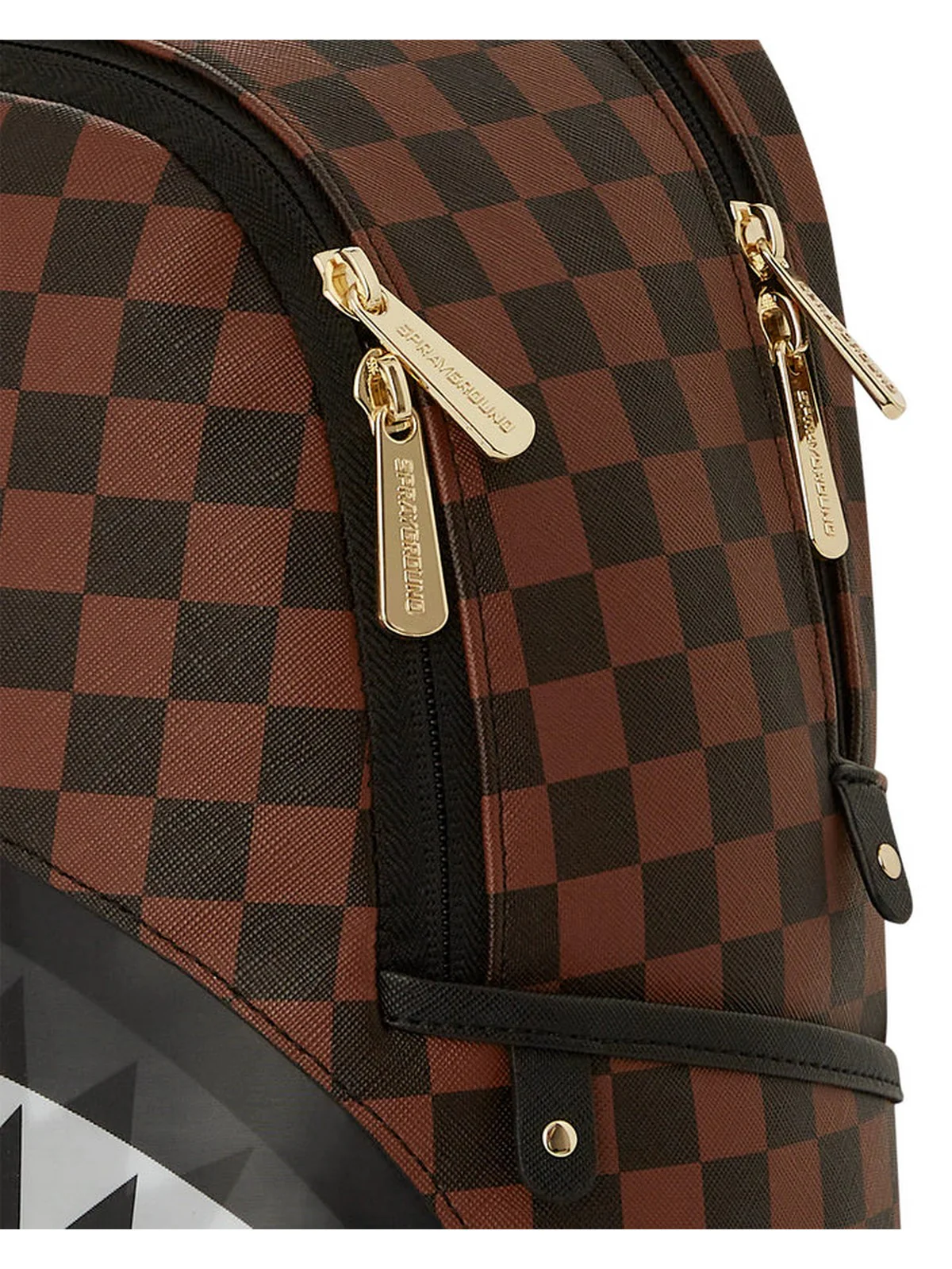 SPRAYGROUND Zaino Uomo SIP LENTICULAR CHOMP SAVAGE BACKPACK 910B6519NSZ Marrone - Image 2
