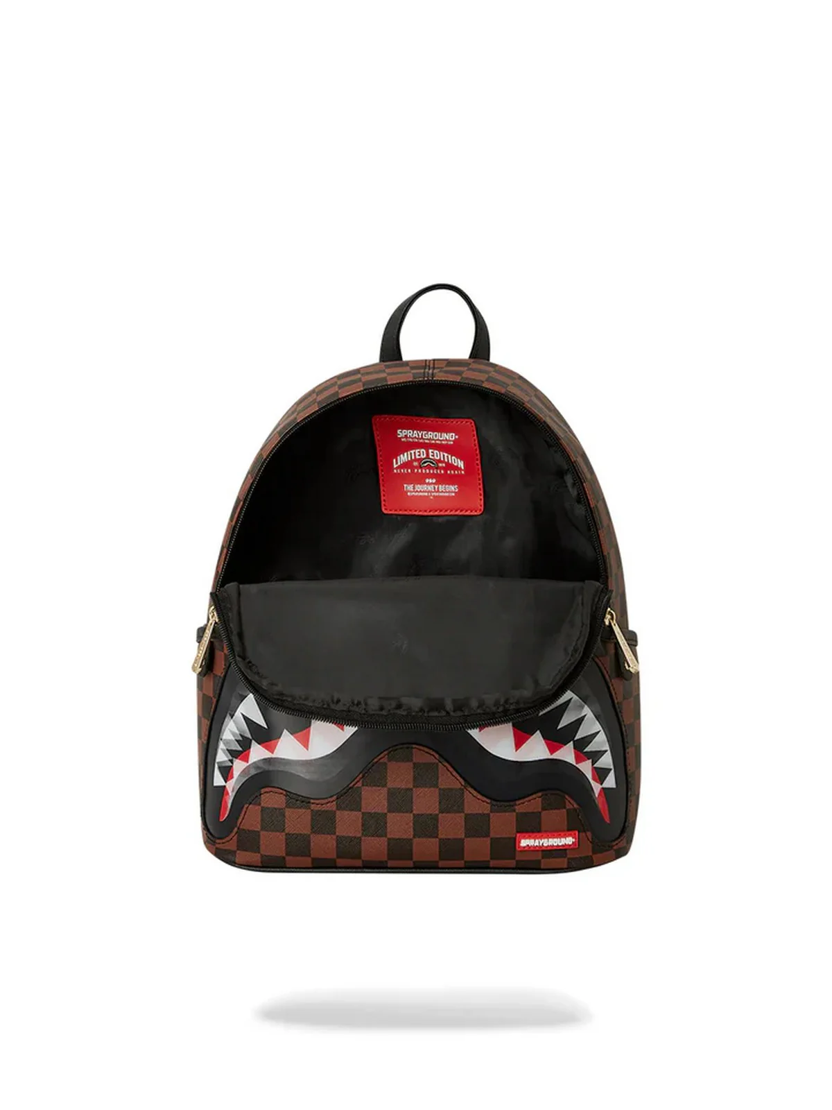 SPRAYGROUND Zaino Uomo SIP LENTICULAR CHOMP SAVAGE BACKPACK 910B6519NSZ Marrone - Image 5