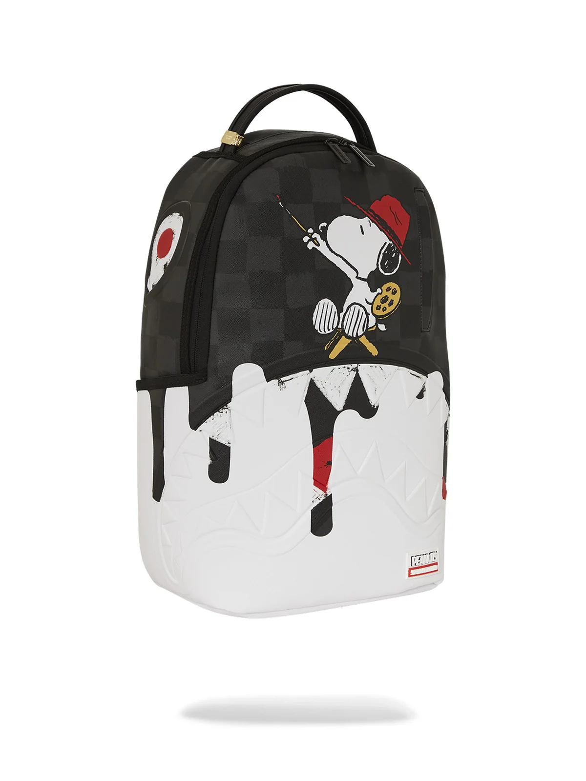 SPRAYGROUND Zaino Uomo SNOOPY PAINTING SHARK DLXSV BACKPACK 910B7686NSZ Nero - Image 2