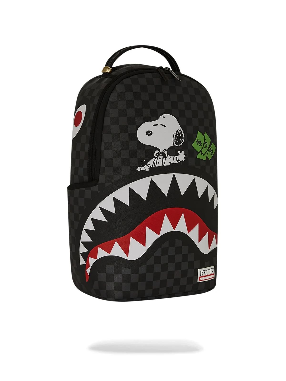 SPRAYGROUND Zaino Uomo SNOOPY TOP SHARK MONEY DLXSV BACKPACK 910B7741NSZ Nero - Image 2