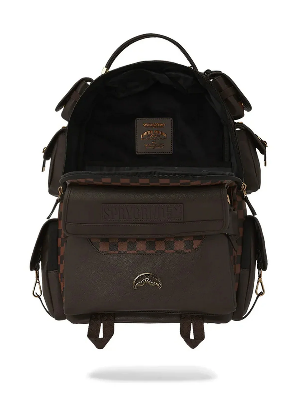 SPRAYGROUND Zaino Uomo SPEC OPS PIXEL EMBOSS BACKPACK 910B7406NSZ Marrone - Image 5