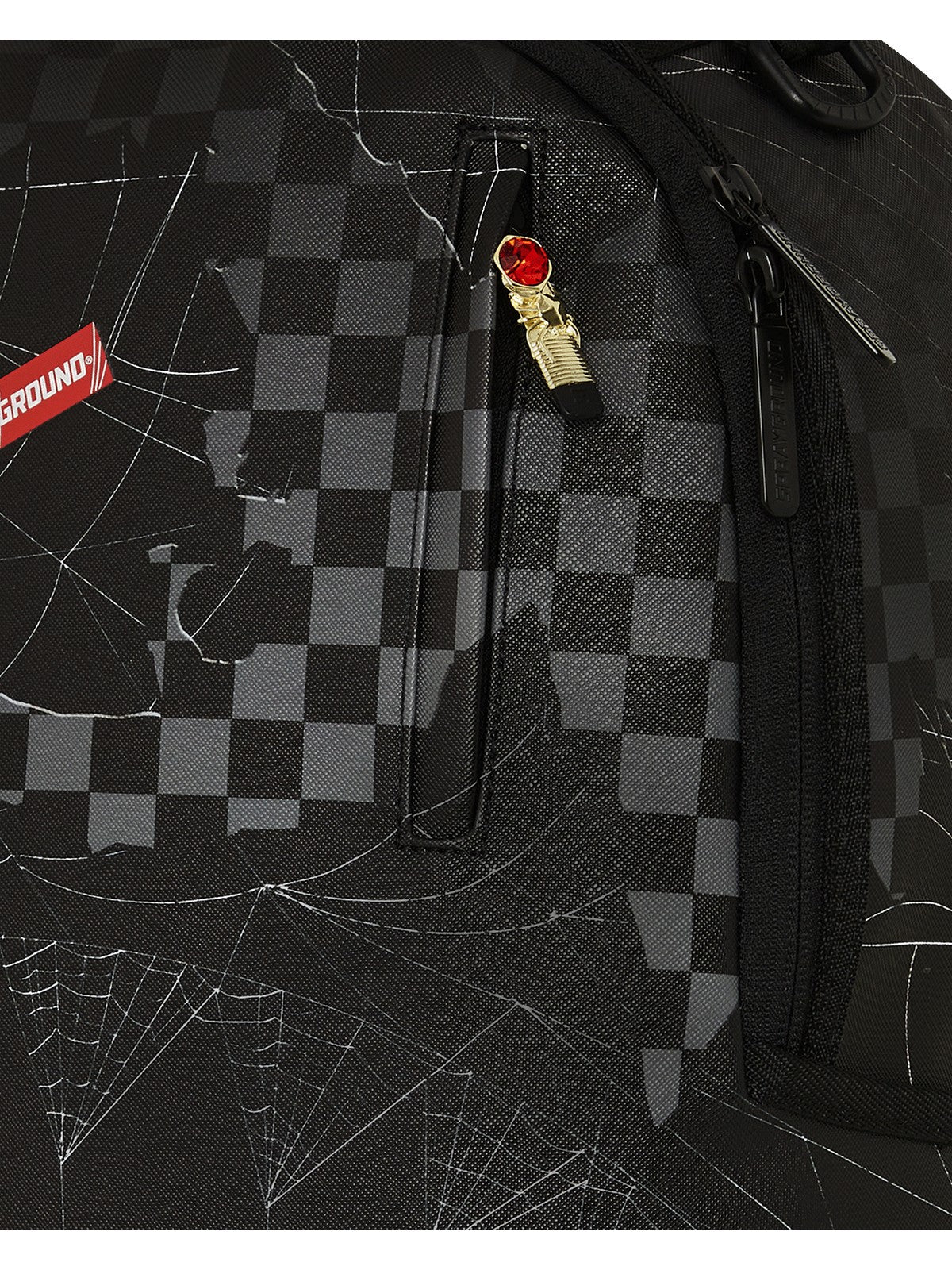 SPRAYGROUND Zaino Uomo SPIDER WEB DLXSV BACKPACK 910B7145NSZ Nero - Image 6