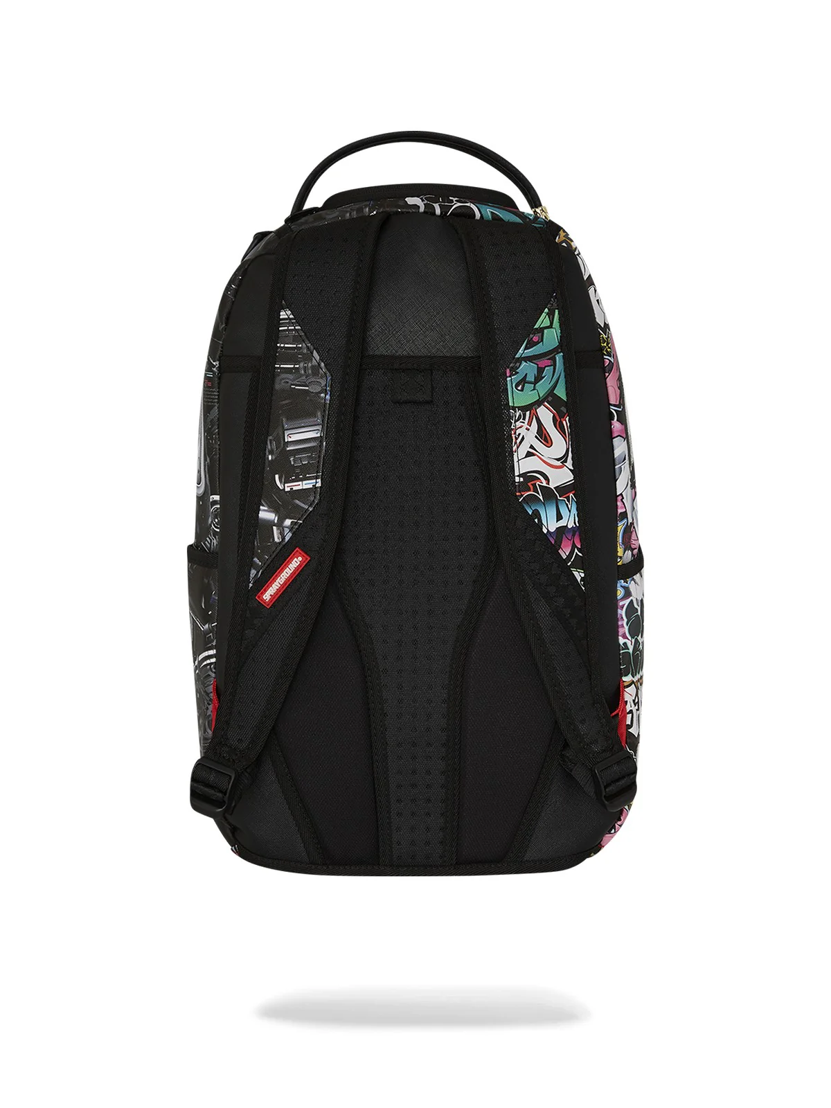 SPRAYGROUND Zaino Uomo SPLIT CYBERSHARK DLXSV BACKPACK 910B7126NSZ Nero - Image 4