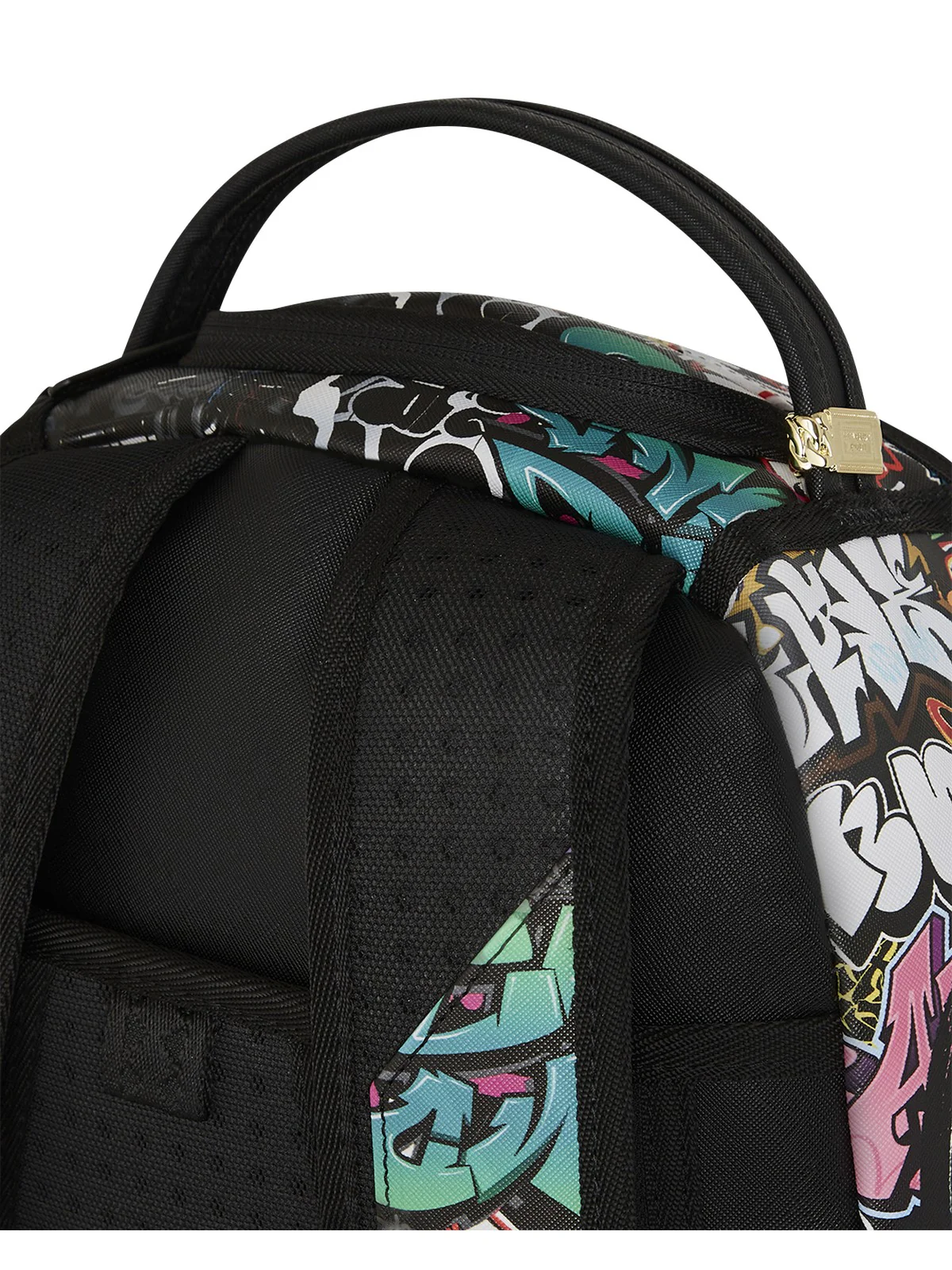 SPRAYGROUND Zaino Uomo SPLIT CYBERSHARK DLXSV BACKPACK 910B7126NSZ Nero - Image 7