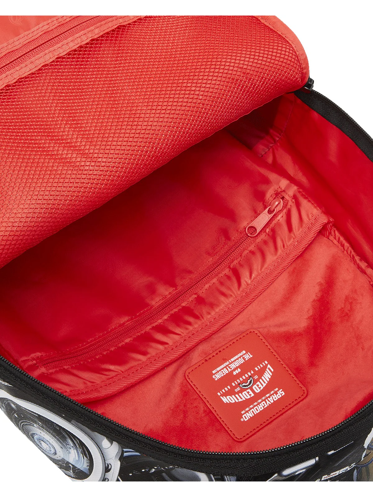 SPRAYGROUND Zaino Uomo SPLIT CYBERSHARK DLXSV BACKPACK 910B7126NSZ Nero - Image 8