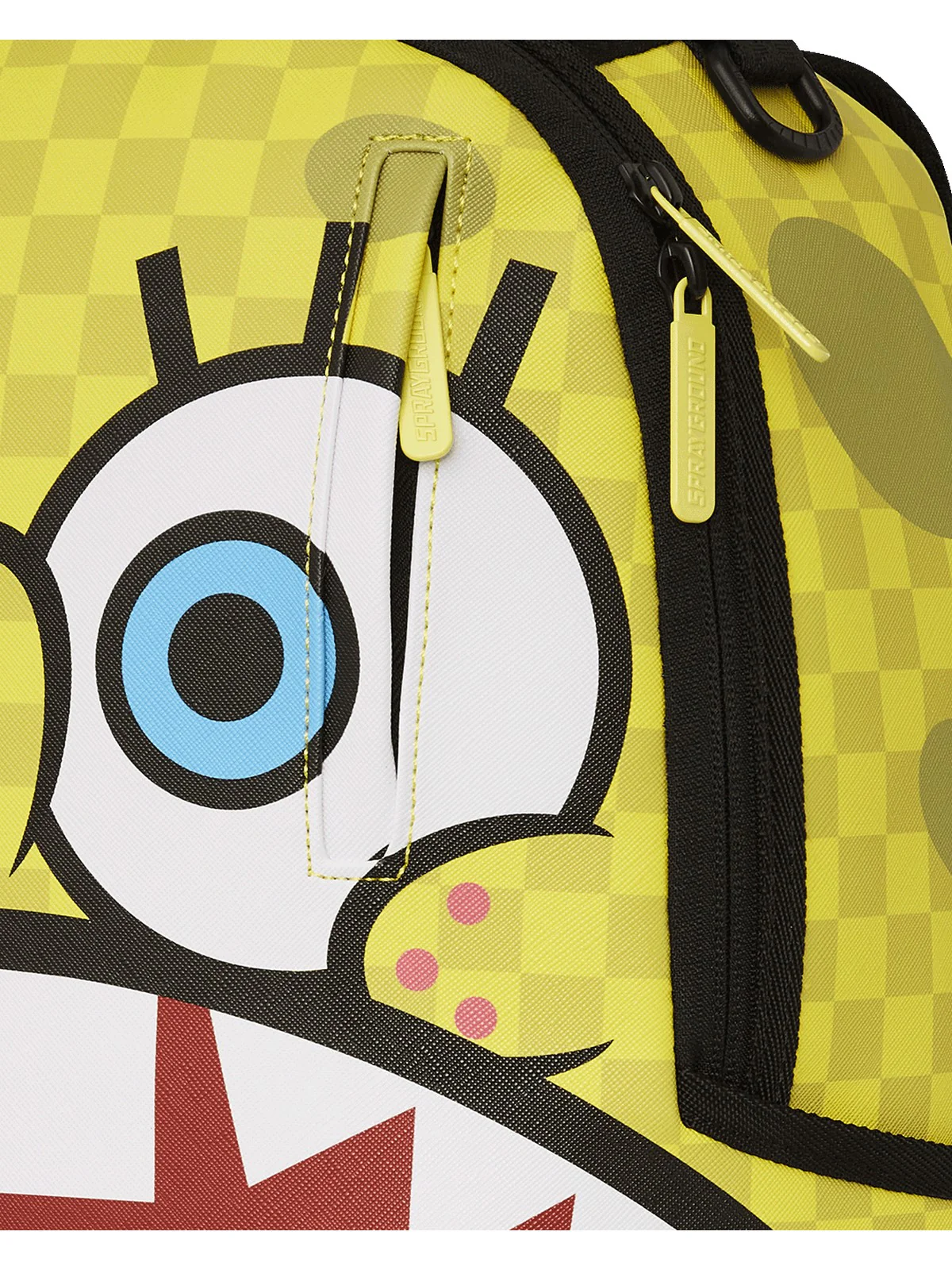 SPRAYGROUND Zaino Uomo SPONGEBOB CHECKERBOB DLXSV BACKPACK 910B7011NSZ GIALLO - Image 6
