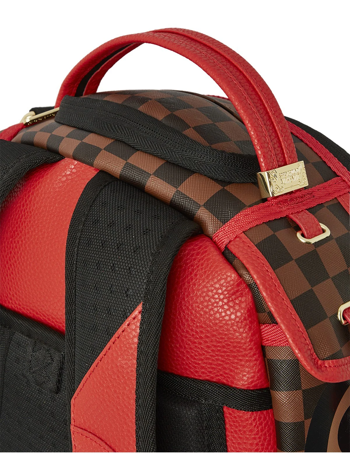 SPRAYGROUND Zaino Uomo TAKEOVER THE THRONE 910B6169NSZ Marrone - Image 8