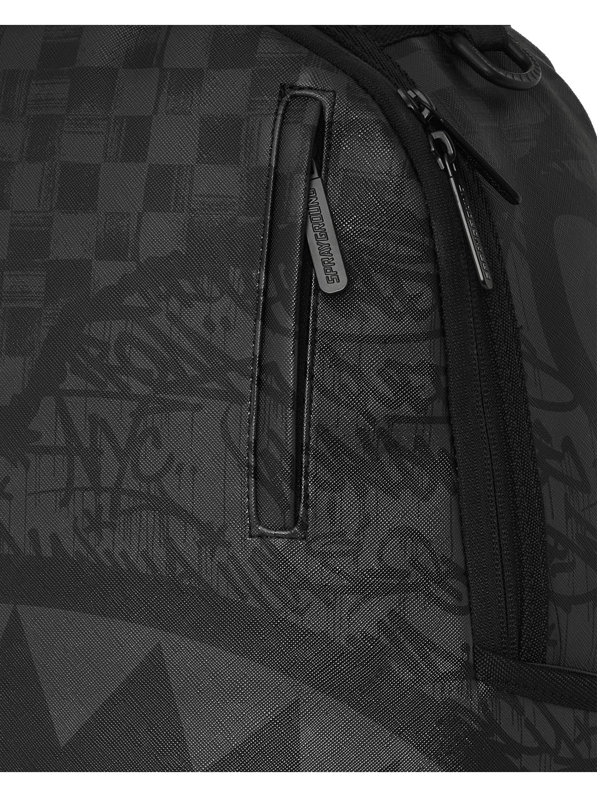 SPRAYGROUND Zaino Uomo TORN GRAFF CHECK DLXSV BACKPACK 910B7055NSZ Nero - Image 6