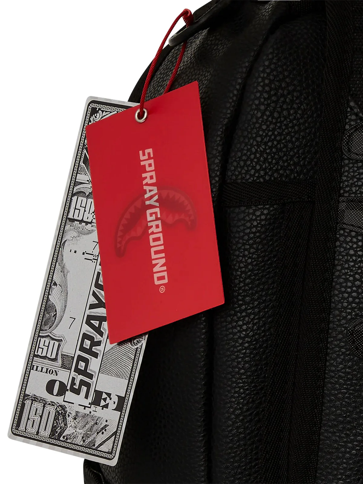 SPRAYGROUND Zaino Uomo UNFINISHED SHARK BACKPACK 910B7304NSZ Grigio - Image 8