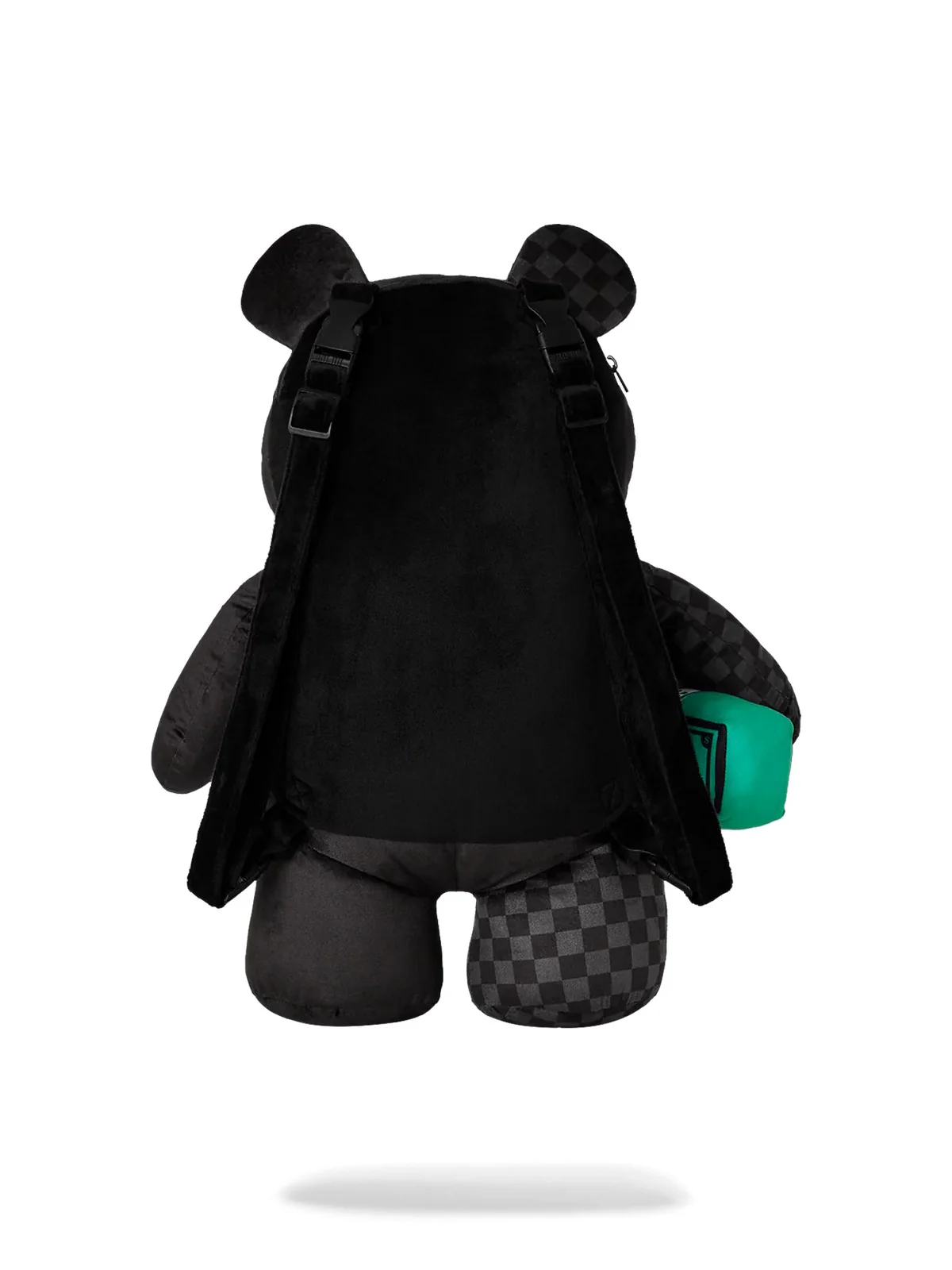 SPRAYGROUND Zaino Uomo UNFINISHED SHARK TEDDY BEAR 910B7476NSZ Grigio - Image 4