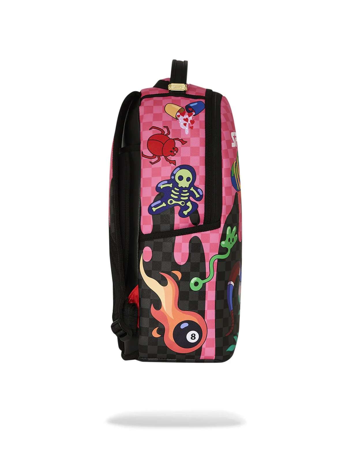SPRAYGROUND Zaino Uomo WTF SKULL DRIP DLXSV BACKPACK 910B7604NSZ ROSA - Image 3