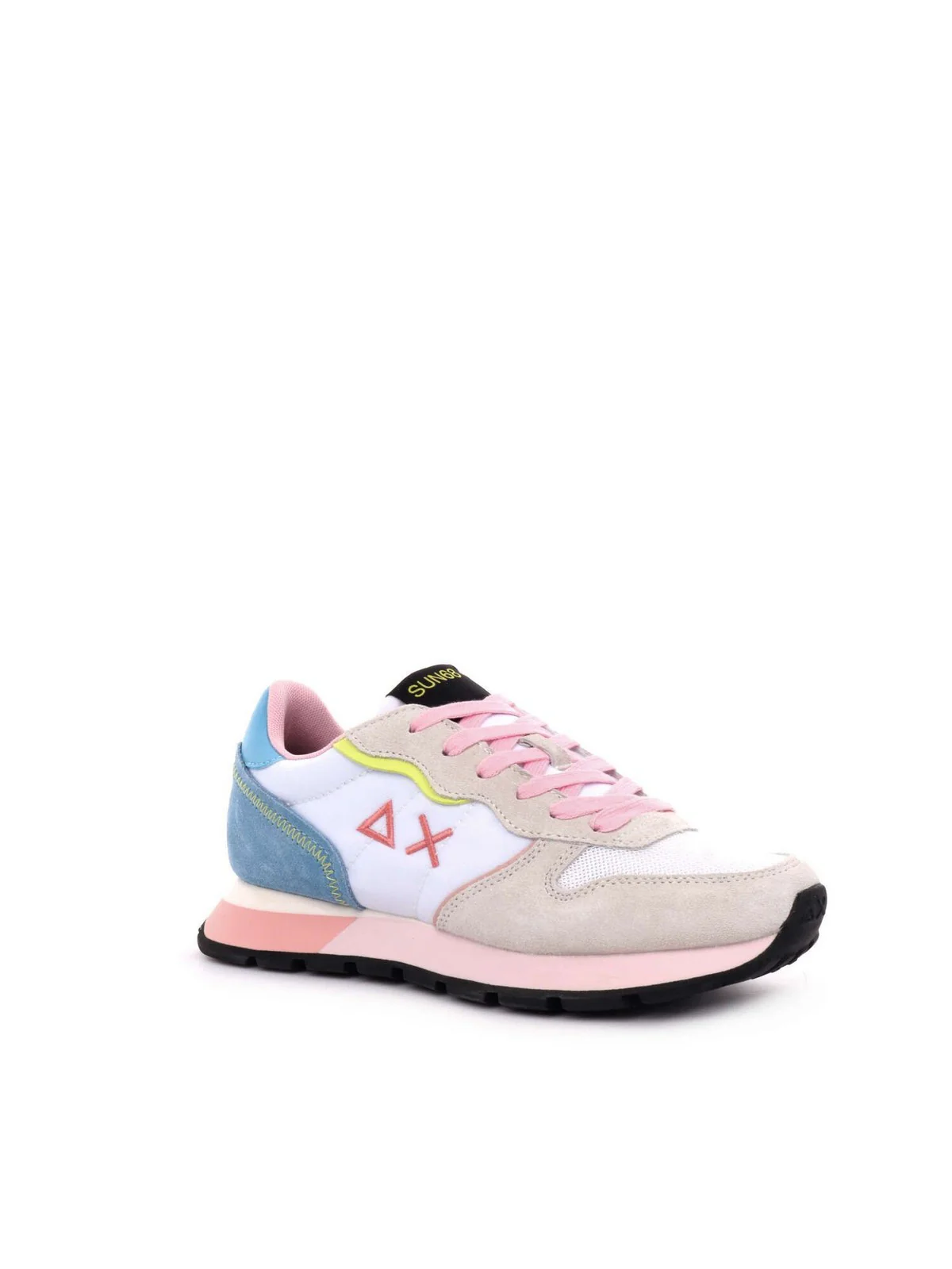 SUN68 Sneaker Donna ALLY COLOR EXPLOSION Z35204 01 Bianco - Image 6