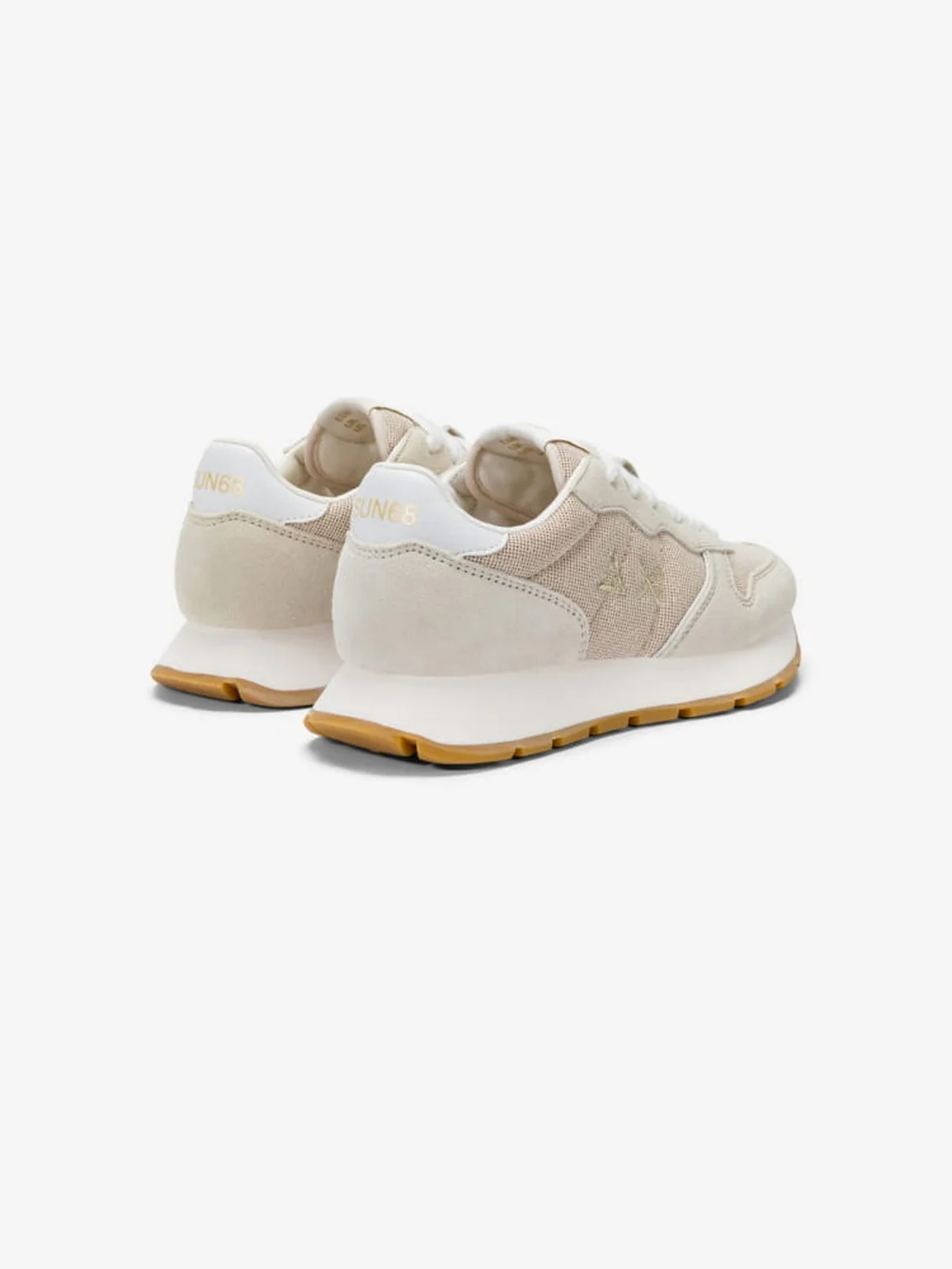 SUN68 Sneaker Donna Ally glitter textile Z35203 43 Oro - Image 2