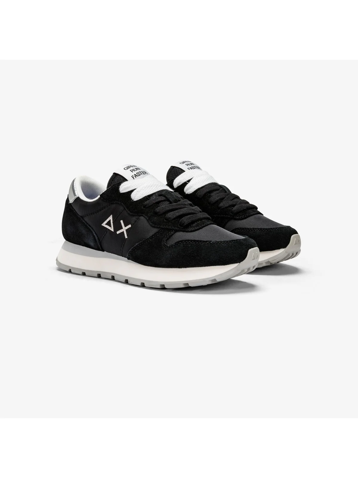 SUN68 Sneaker Donna Ally Gold Silver Z34202 11 Nero - Image 2