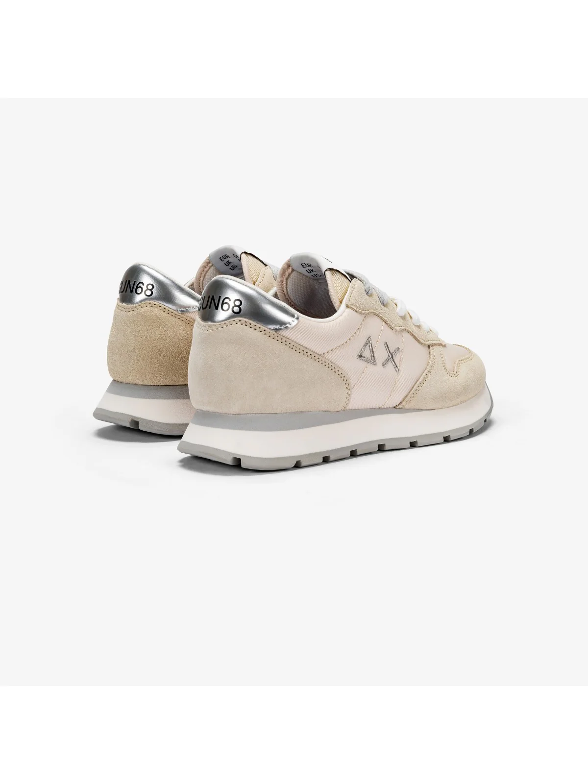 SUN68 Sneaker Donna Ally Gold Silver Z34202 31 Bianco - Image 3
